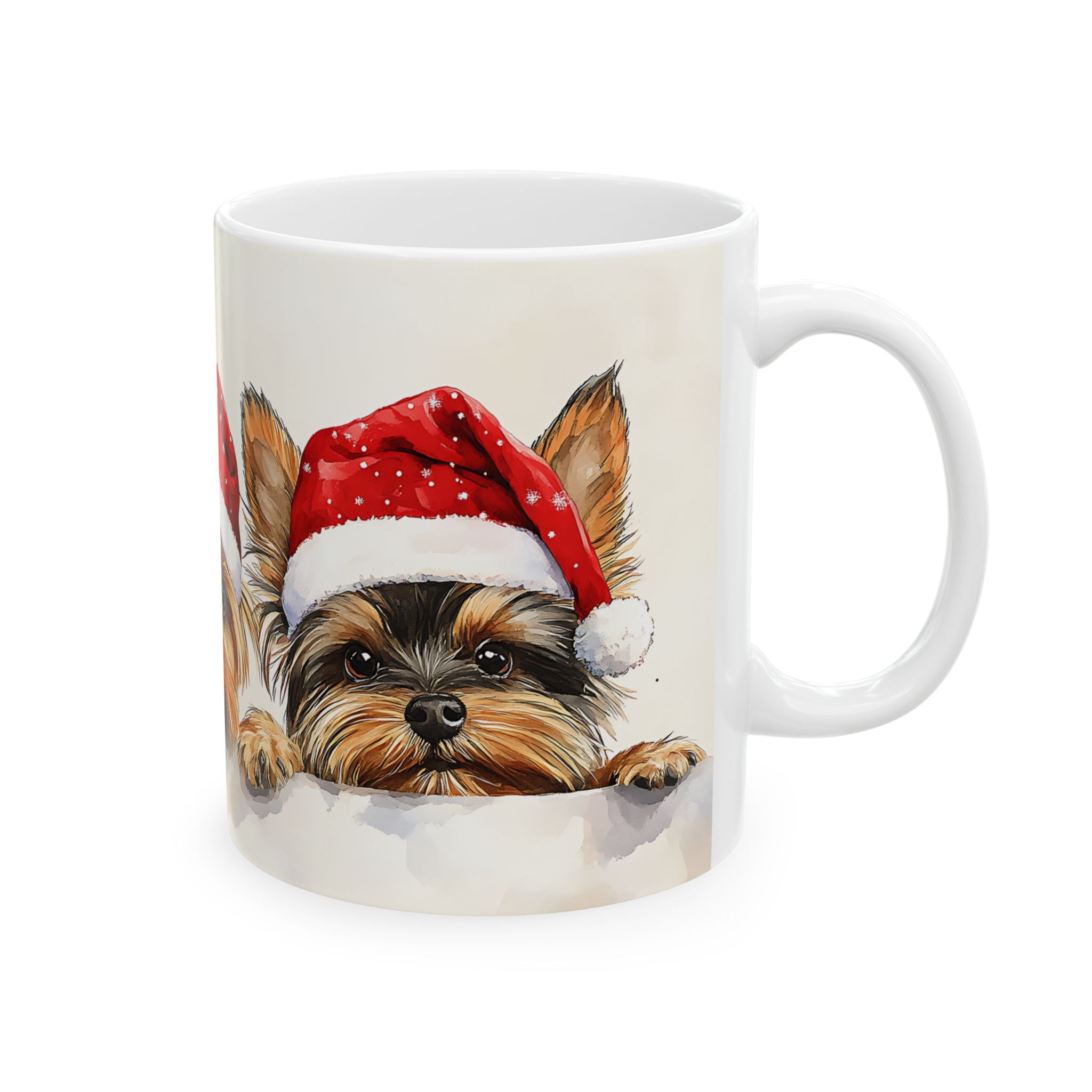 Yorkie Christmas Mug: Holiday Cheer!