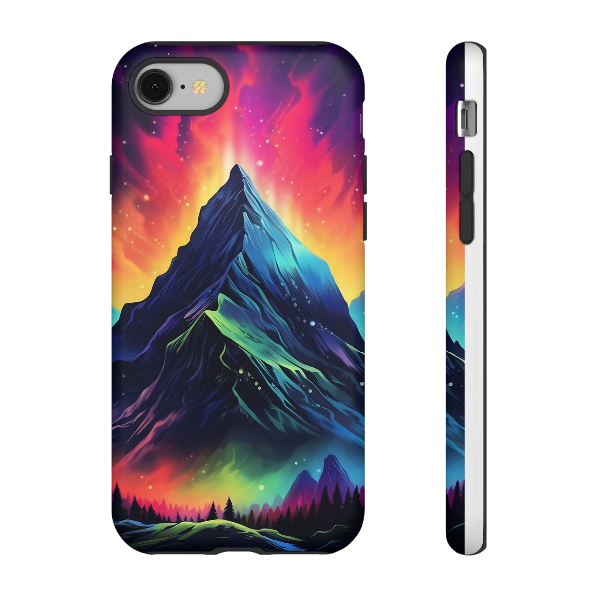 Cosmic Mountain iPhone Case - Hexagon Stone