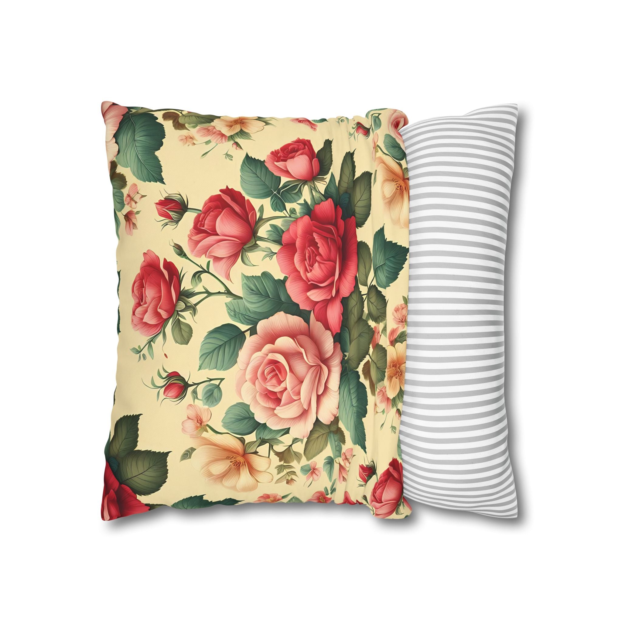 Vintage Rose Pillowcase - Floral Print