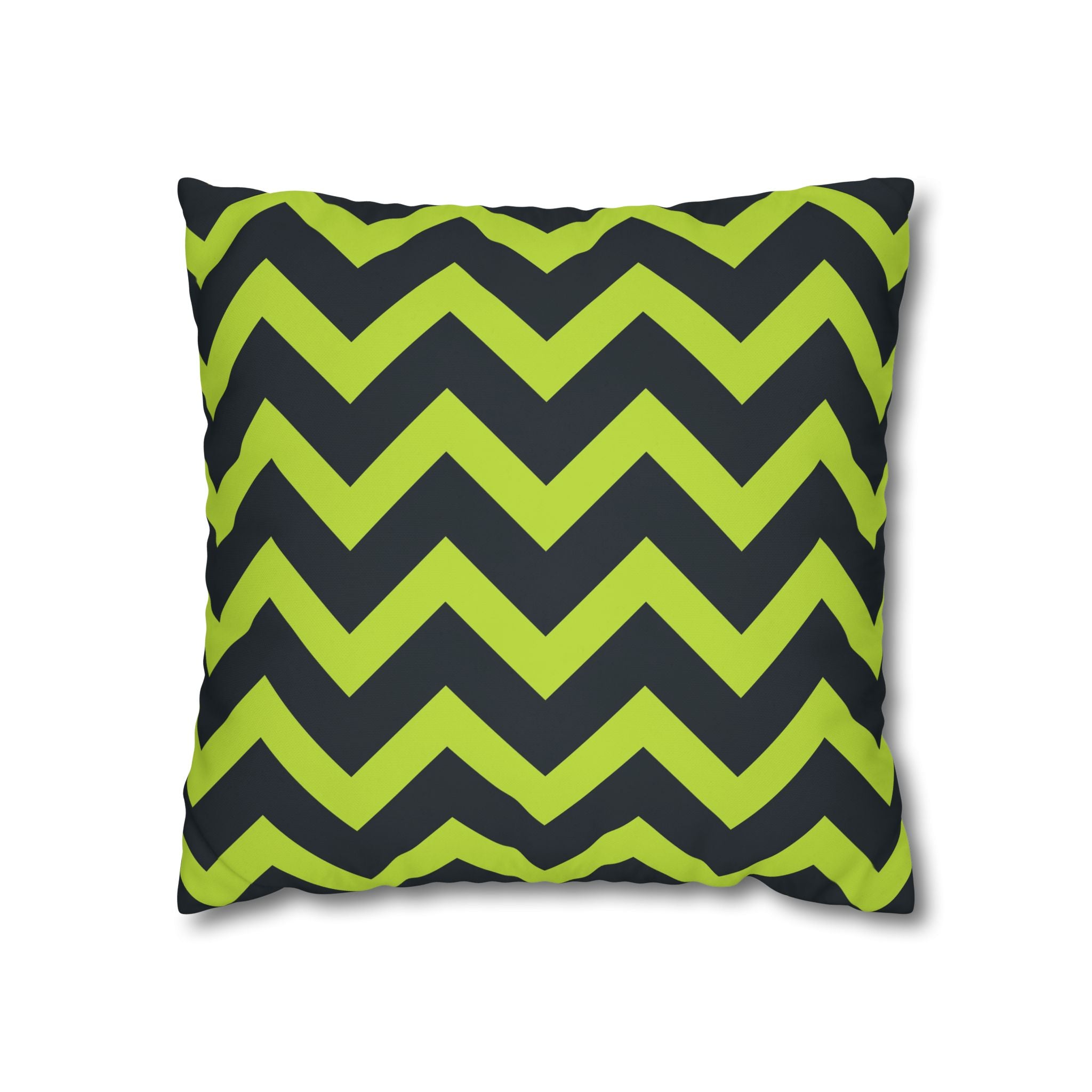 Teal & Lime Zigzag Chevron Pillowcase