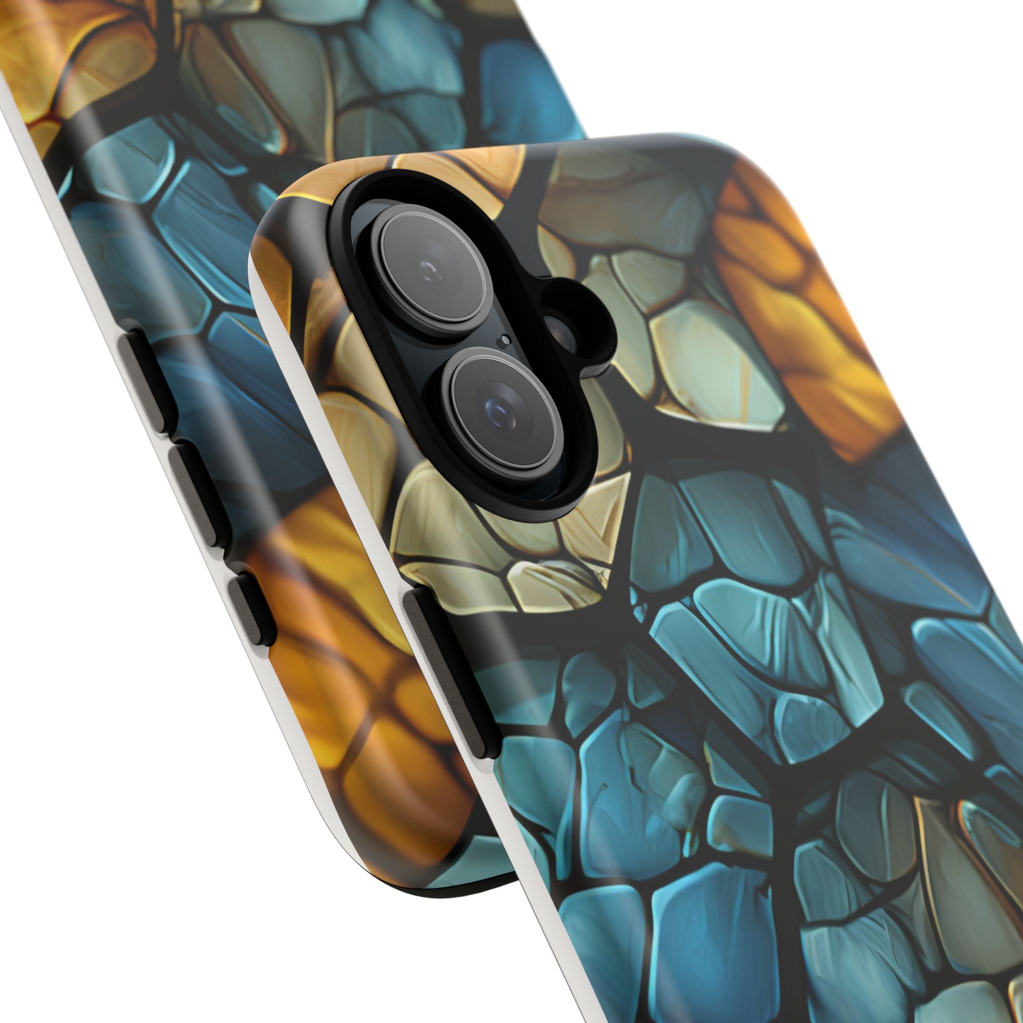 Abstract Stone Mosaic iPhone Case