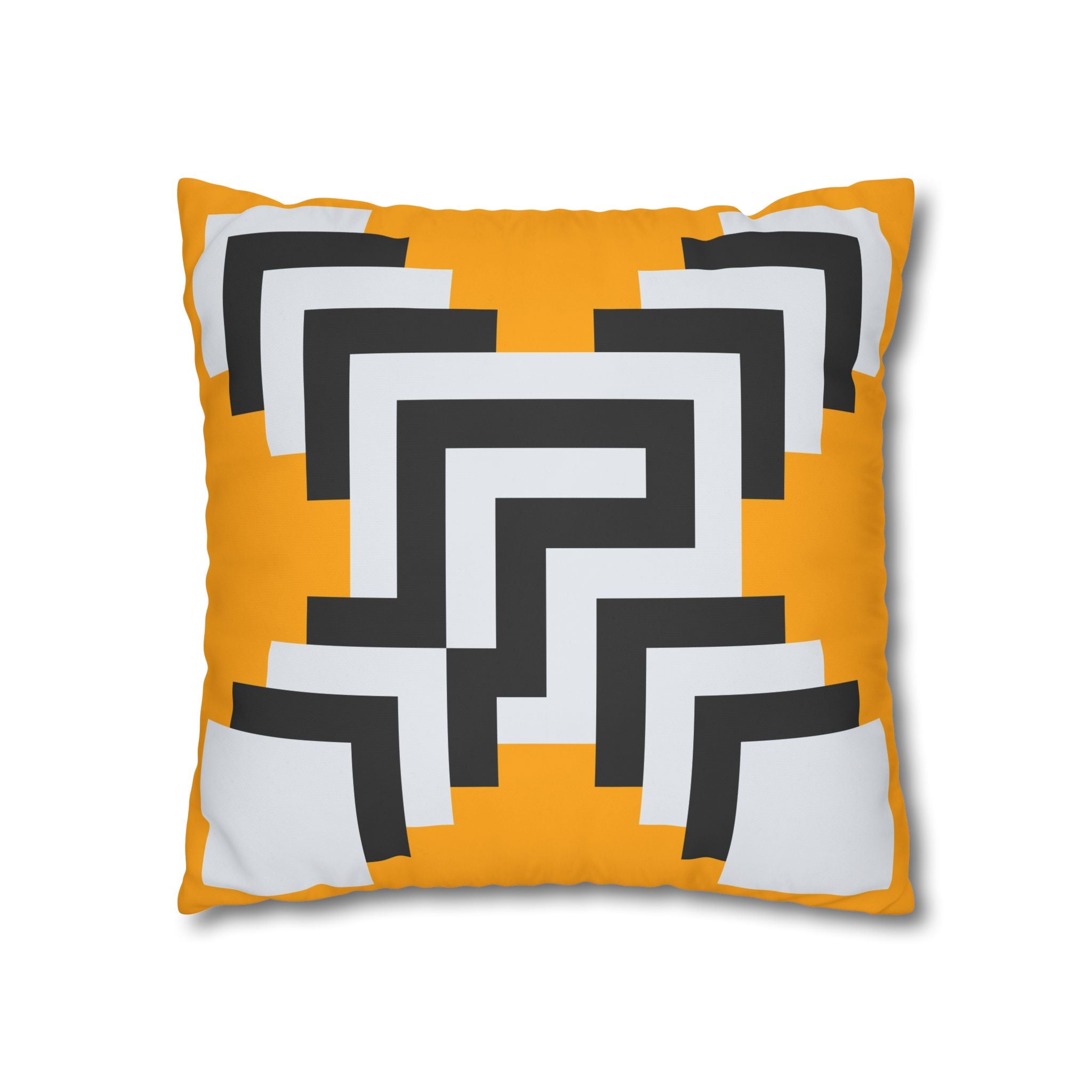 Geometric Gold Pillowcase - Abstract X Design