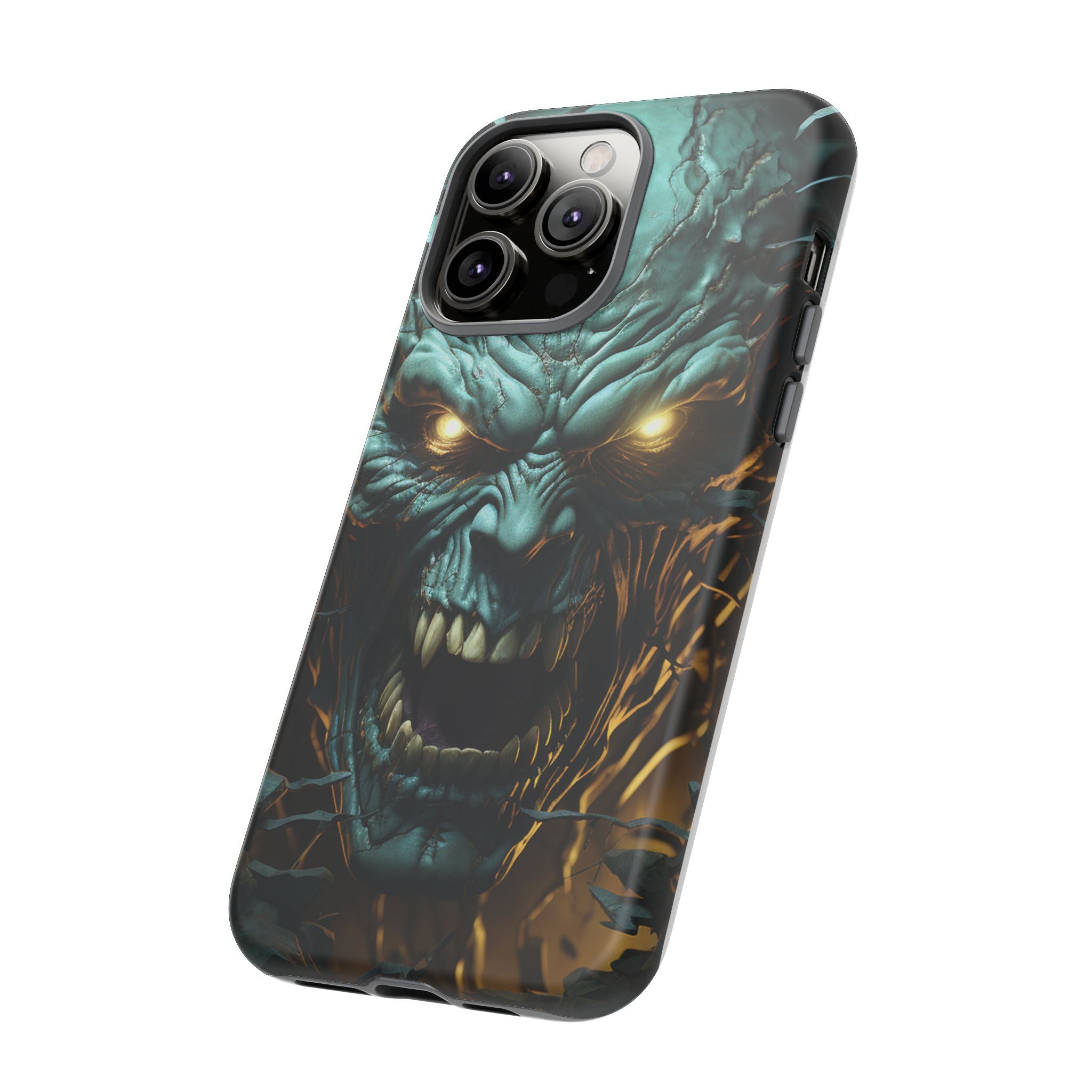 Monstrous Roar Hexagon Stone iPhone Case