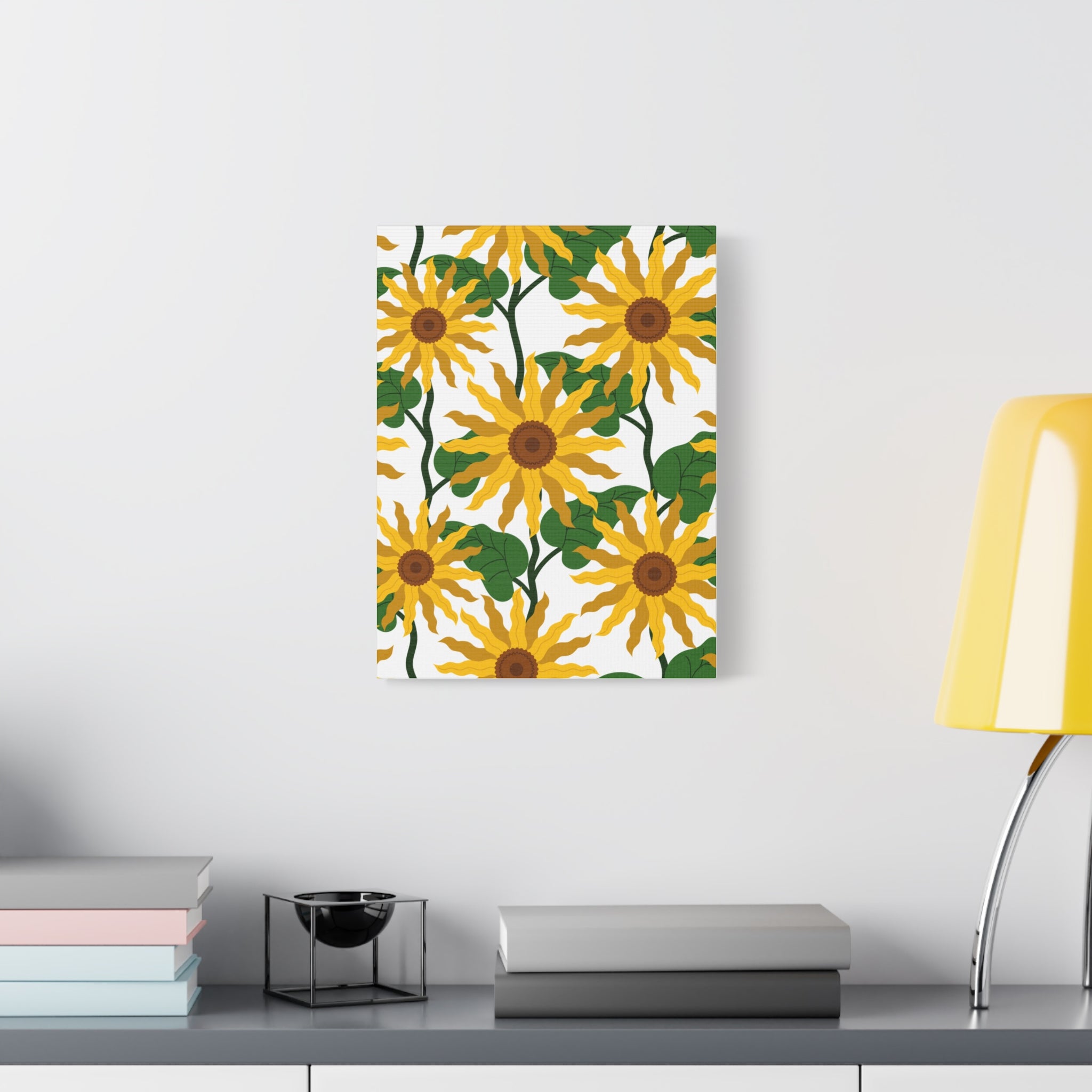 Bold Sunflower Canvas Art Print