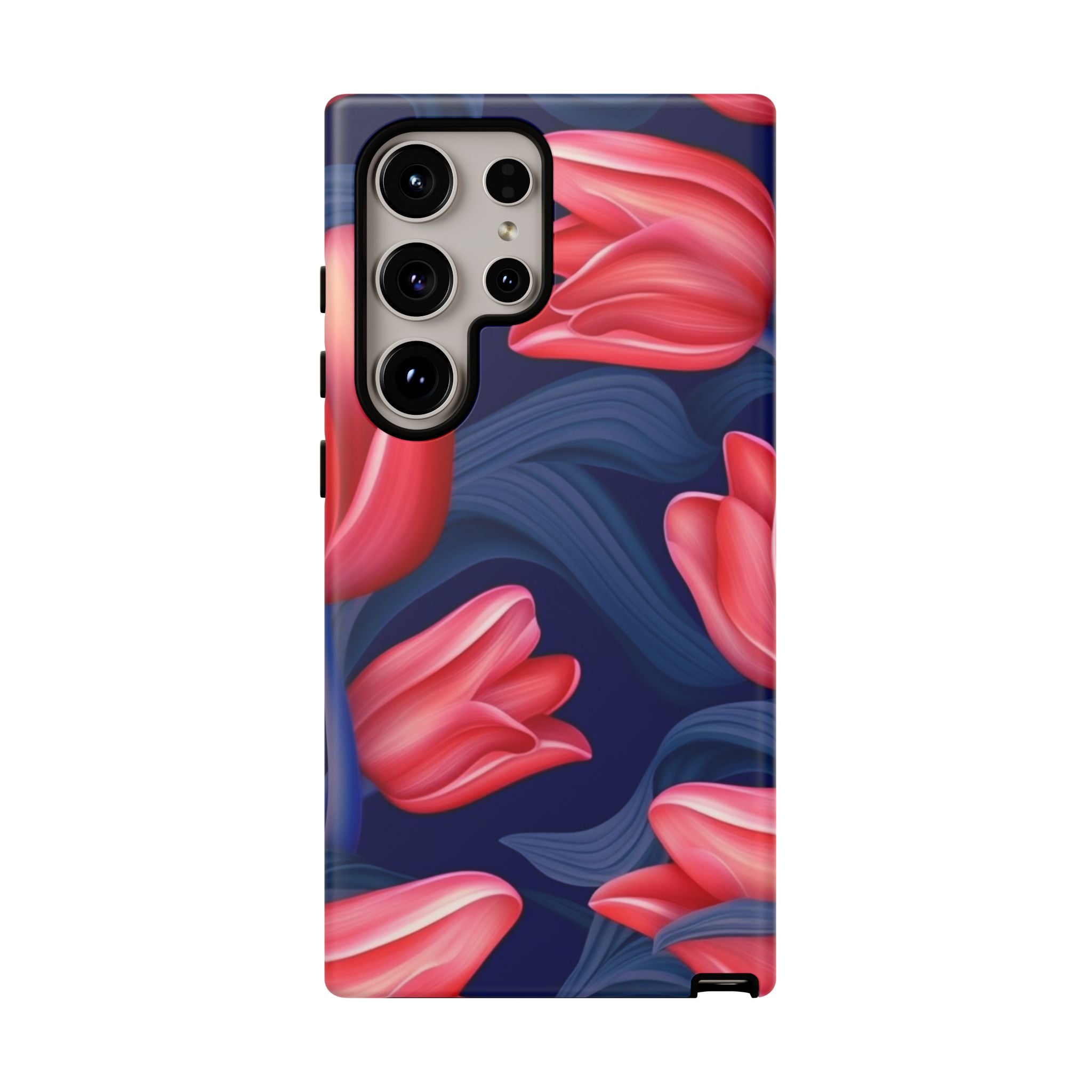 Red Tulip Samsung Case - Elegant Phone Cover