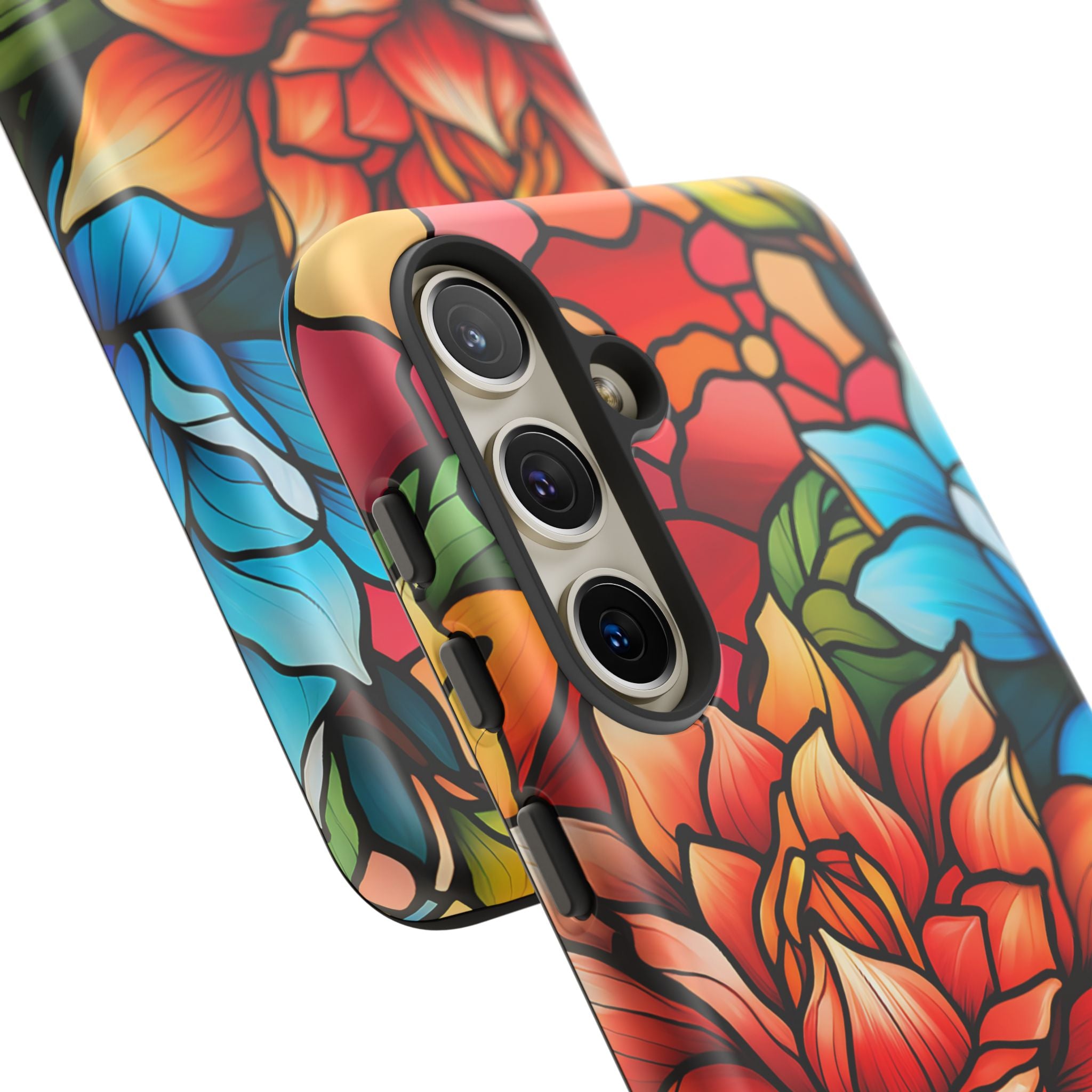 Stained Glass Floral Samsung Case