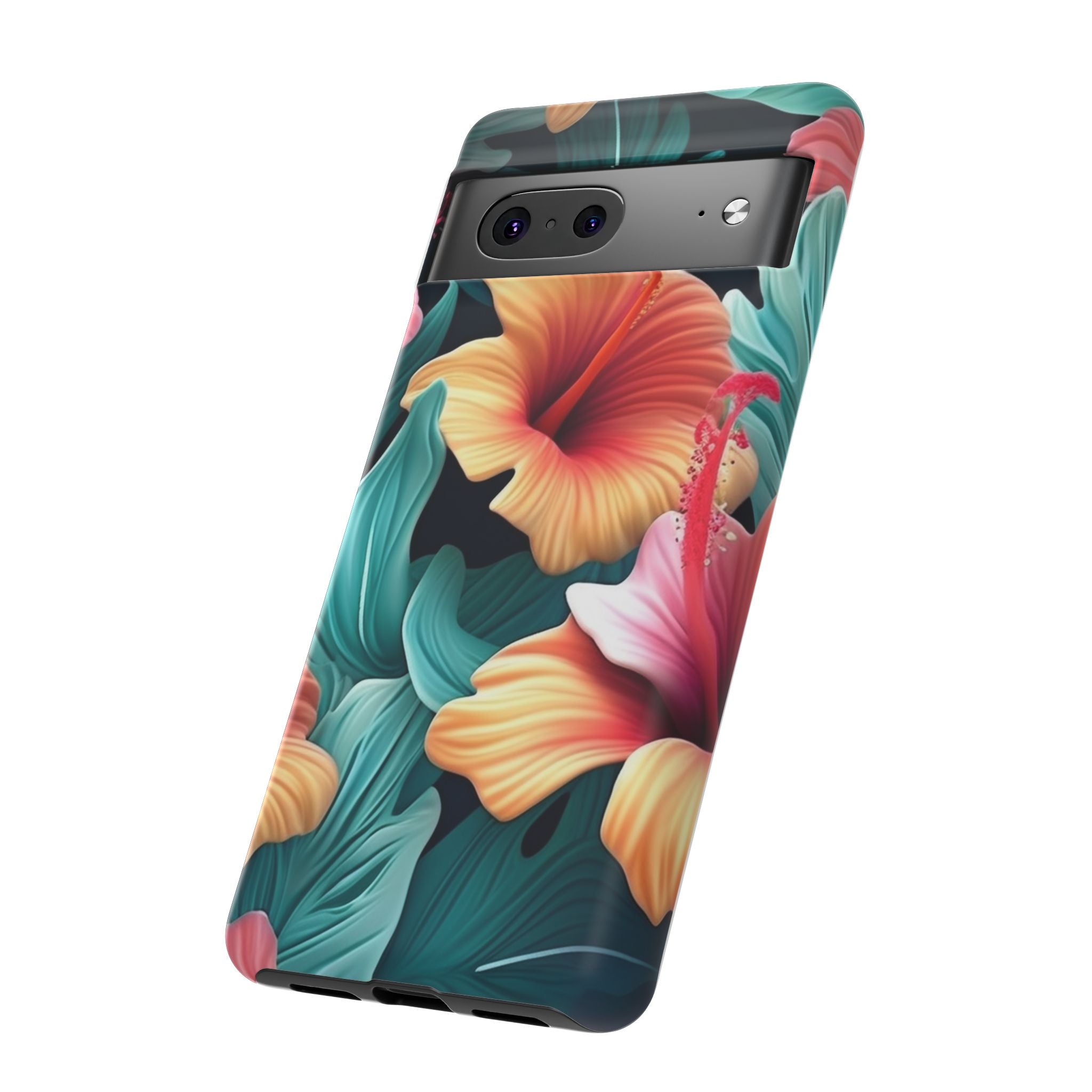 Vibrant Hibiscus Google Pixel Case (All Models)