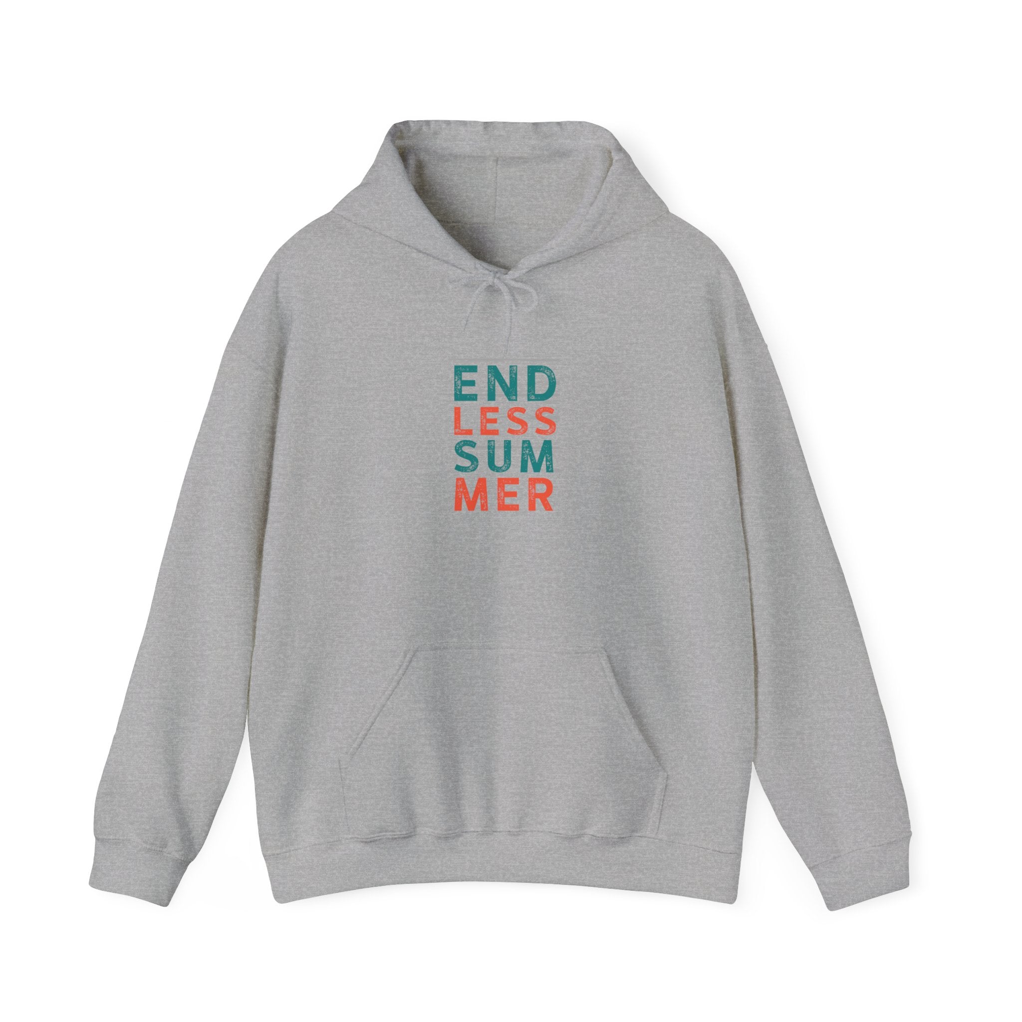 Endless Summer Hoodie: Retro Teal & Coral