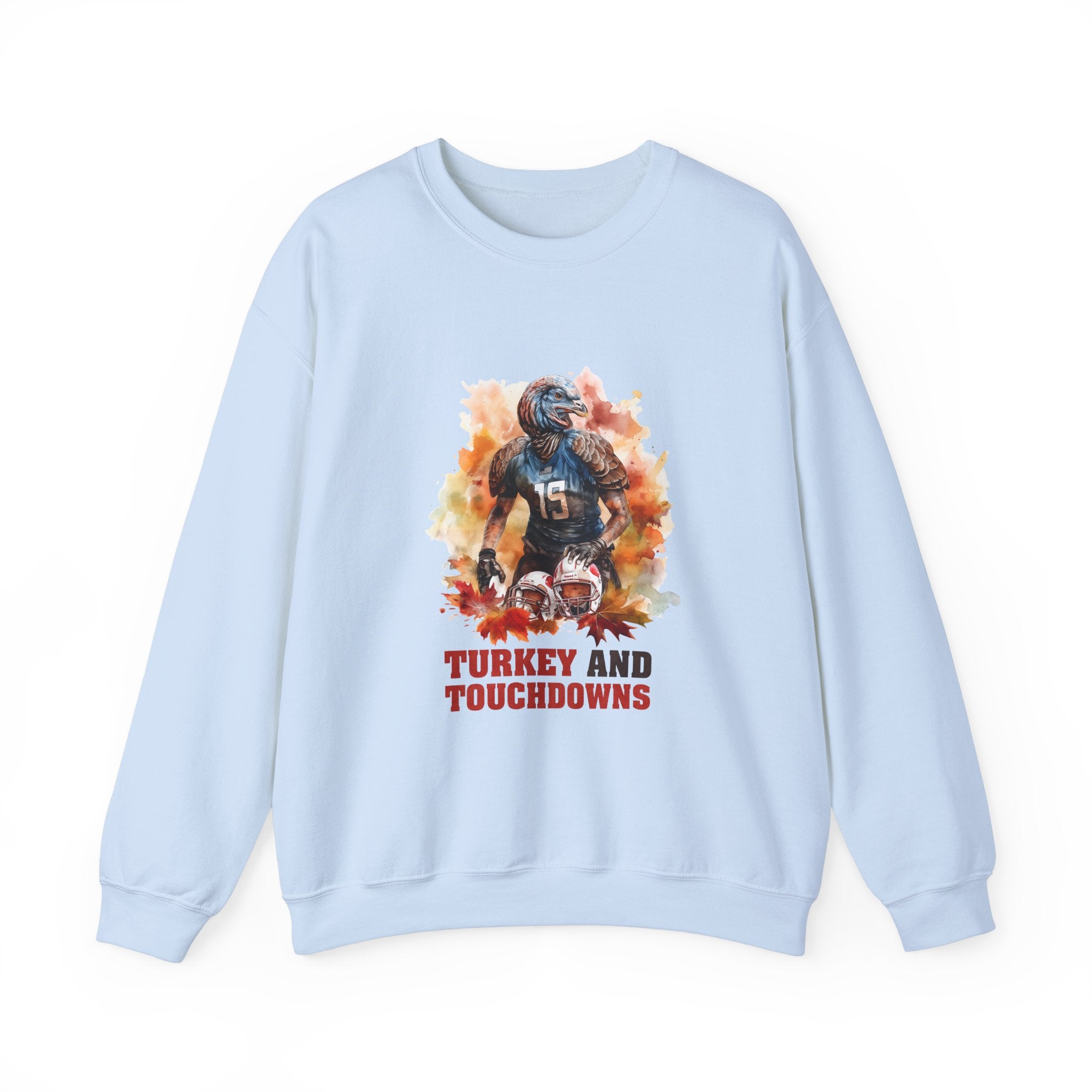 Turkey & Touchdowns Thanksgiving Sweatshirt