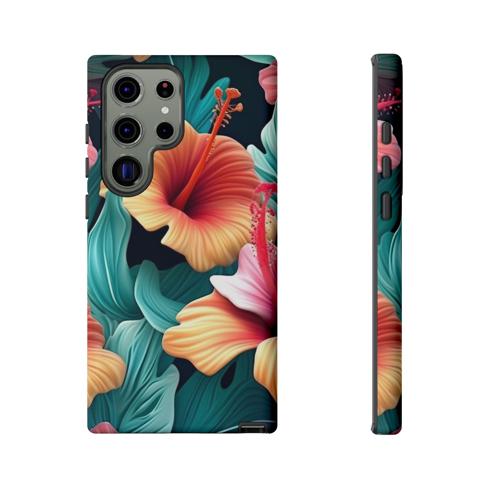 Vibrant Hibiscus Samsung Phone Case