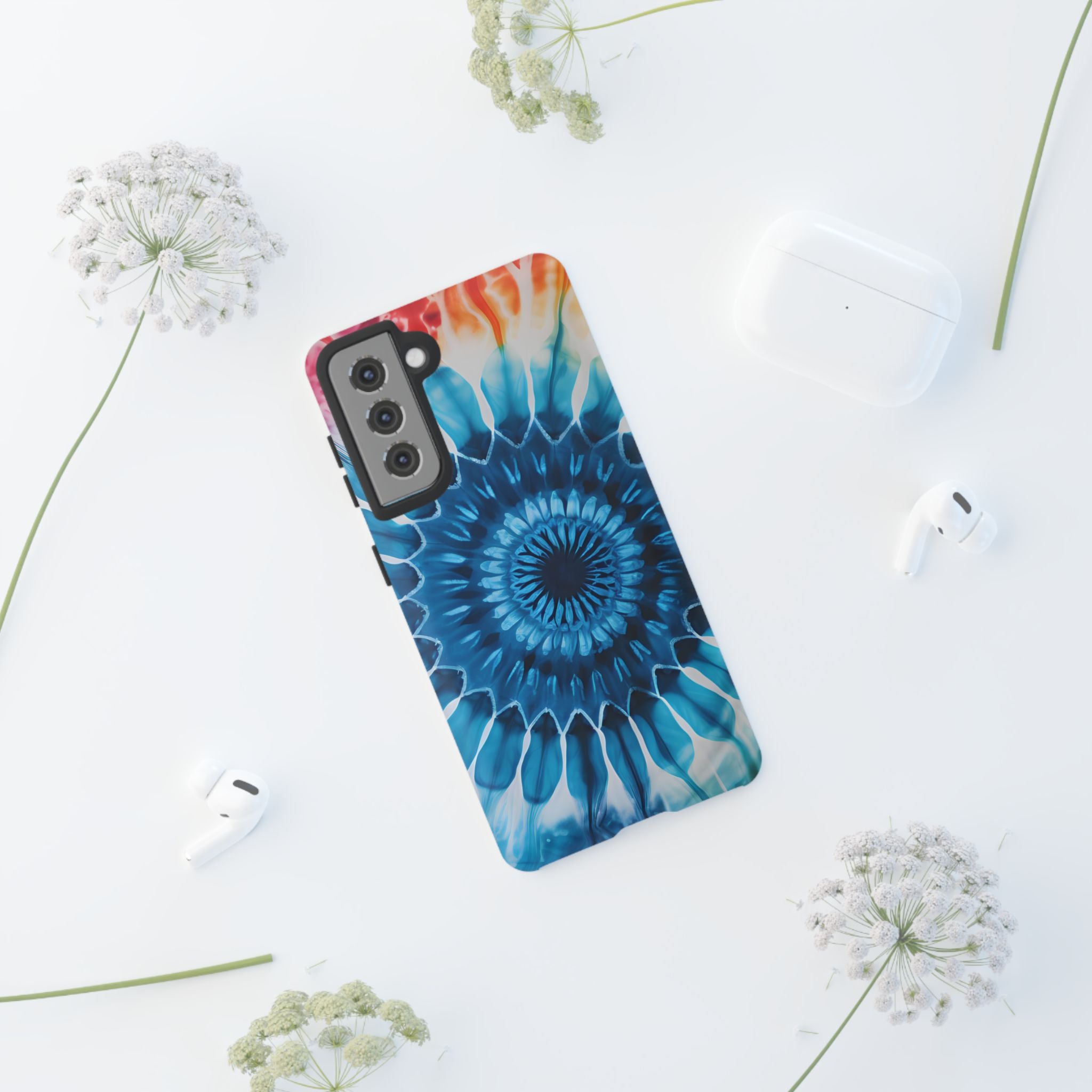 Cosmic Mandala Tie-Dye Samsung Case