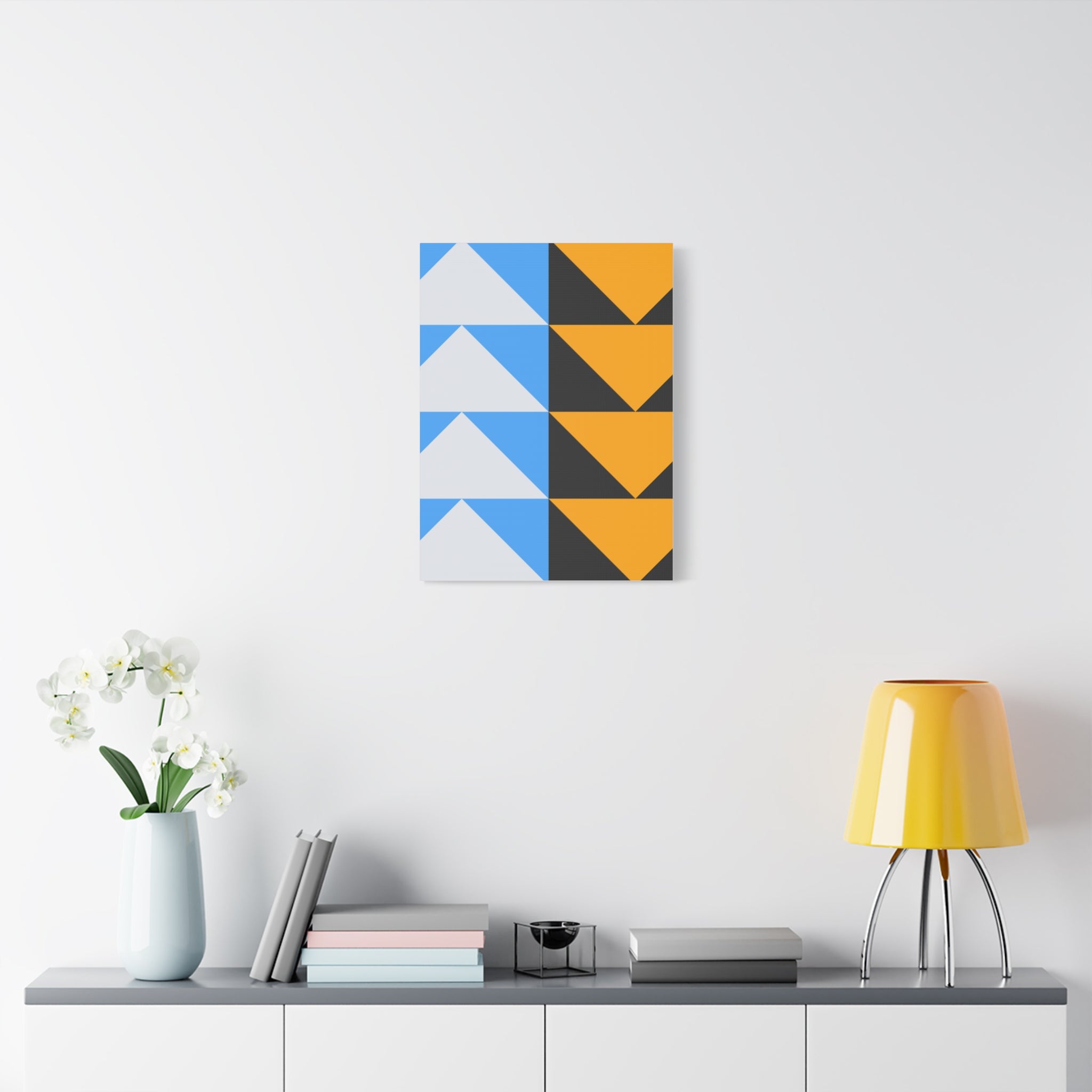 Geometric Triangle Canvas Art - Modern Decor