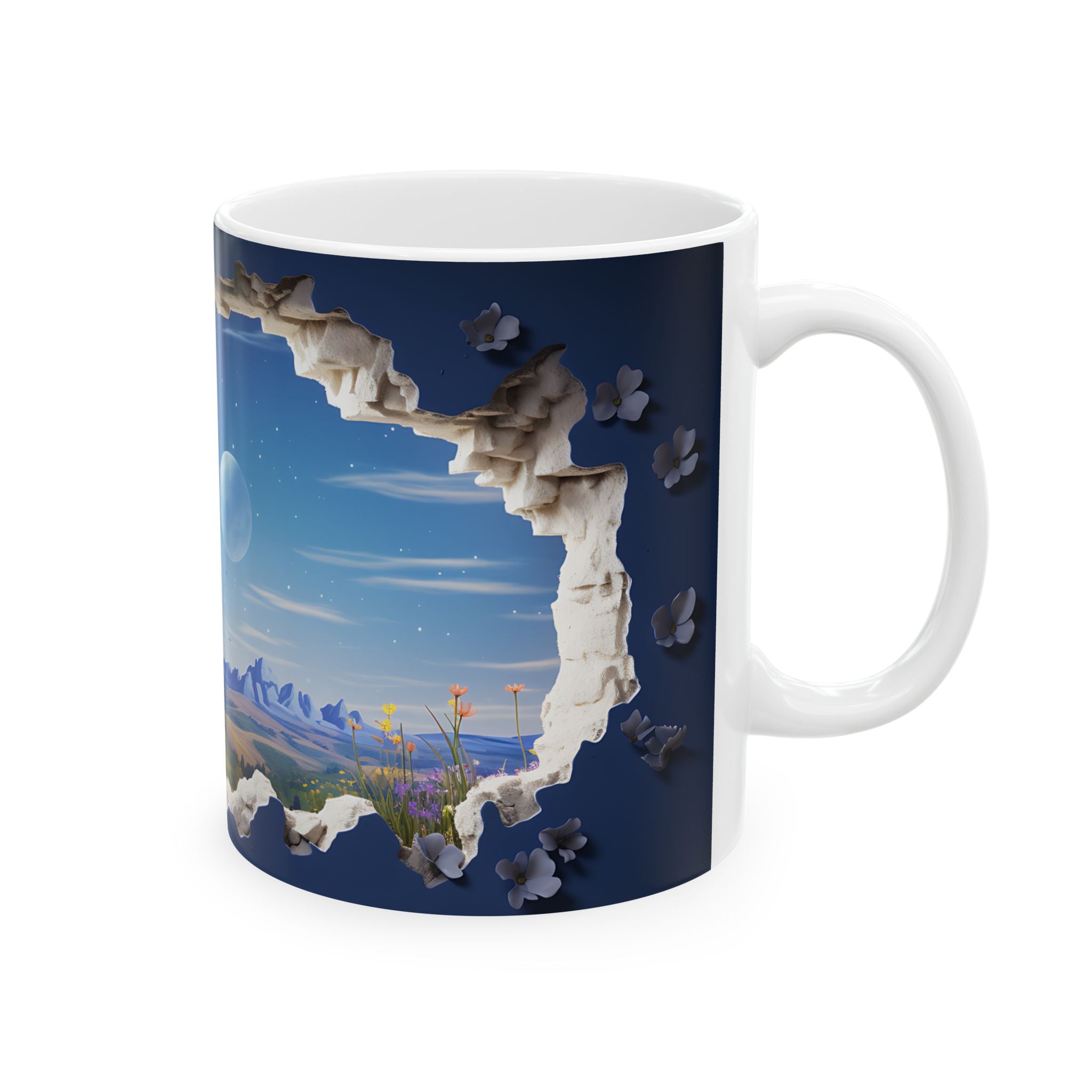 Surreal Landscape Mug: Dreamy Art