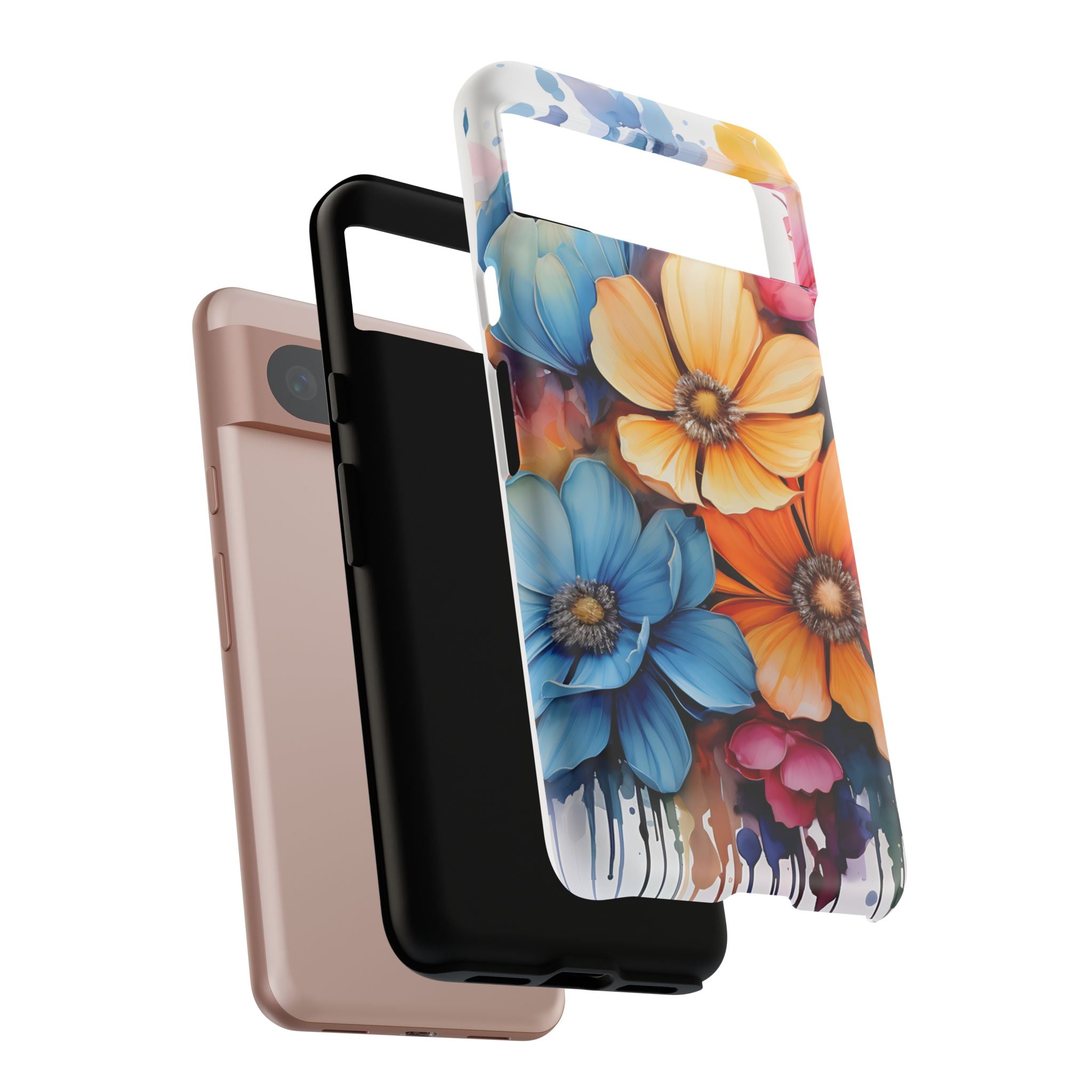 Vibrant Floral Watercolor Google Pixel Case (All Models)