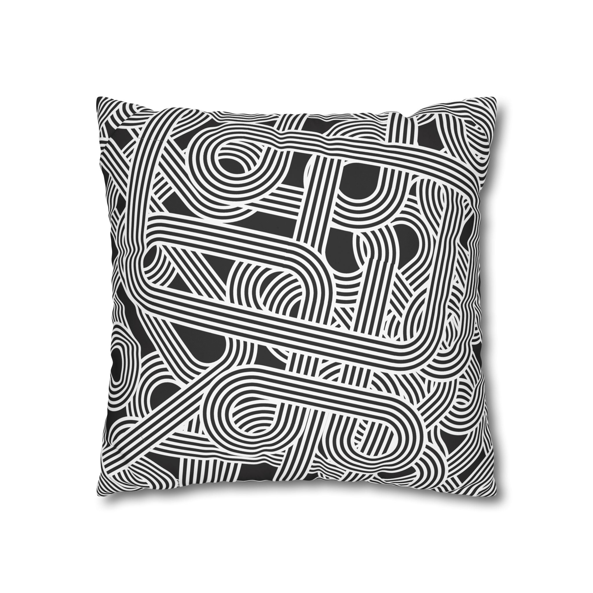 Retro Optical Illusion Pillowcase