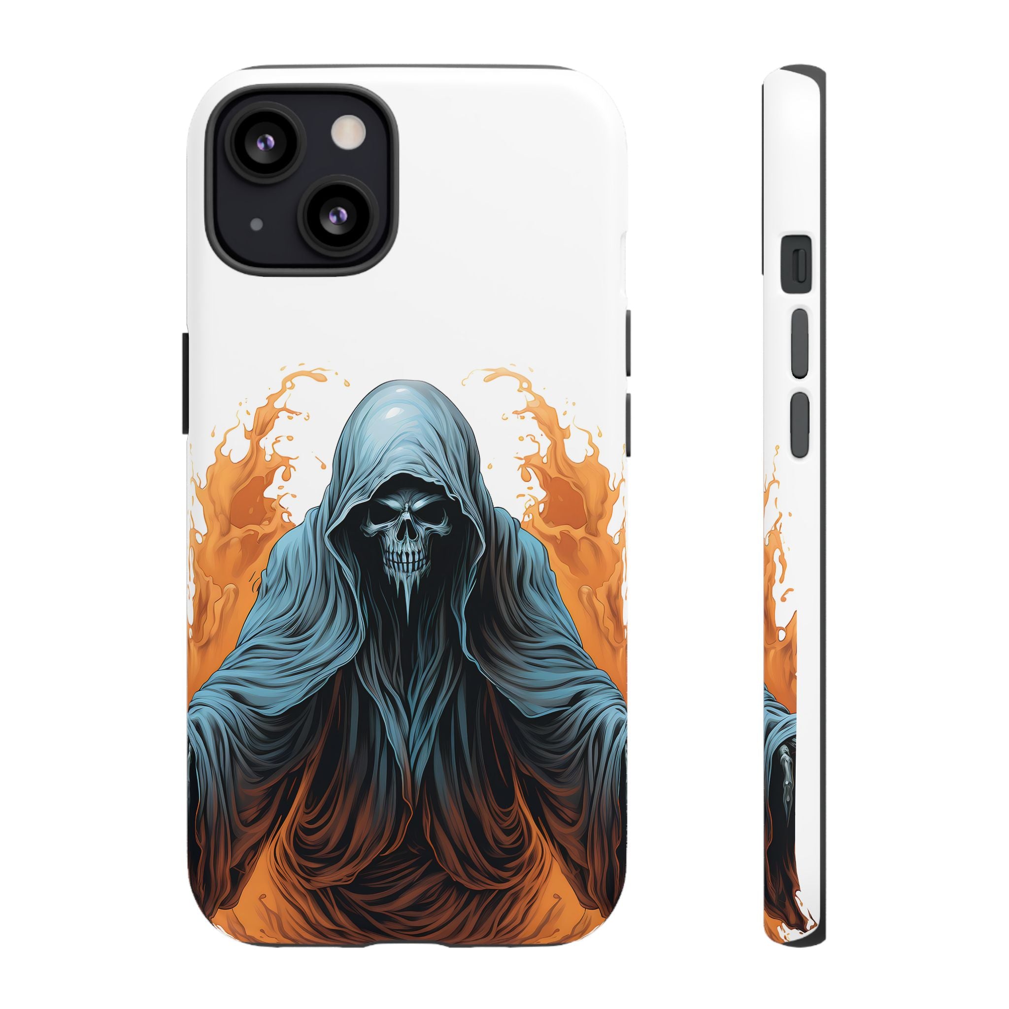 Grim Reaper Hexagon Stone iPhone Case