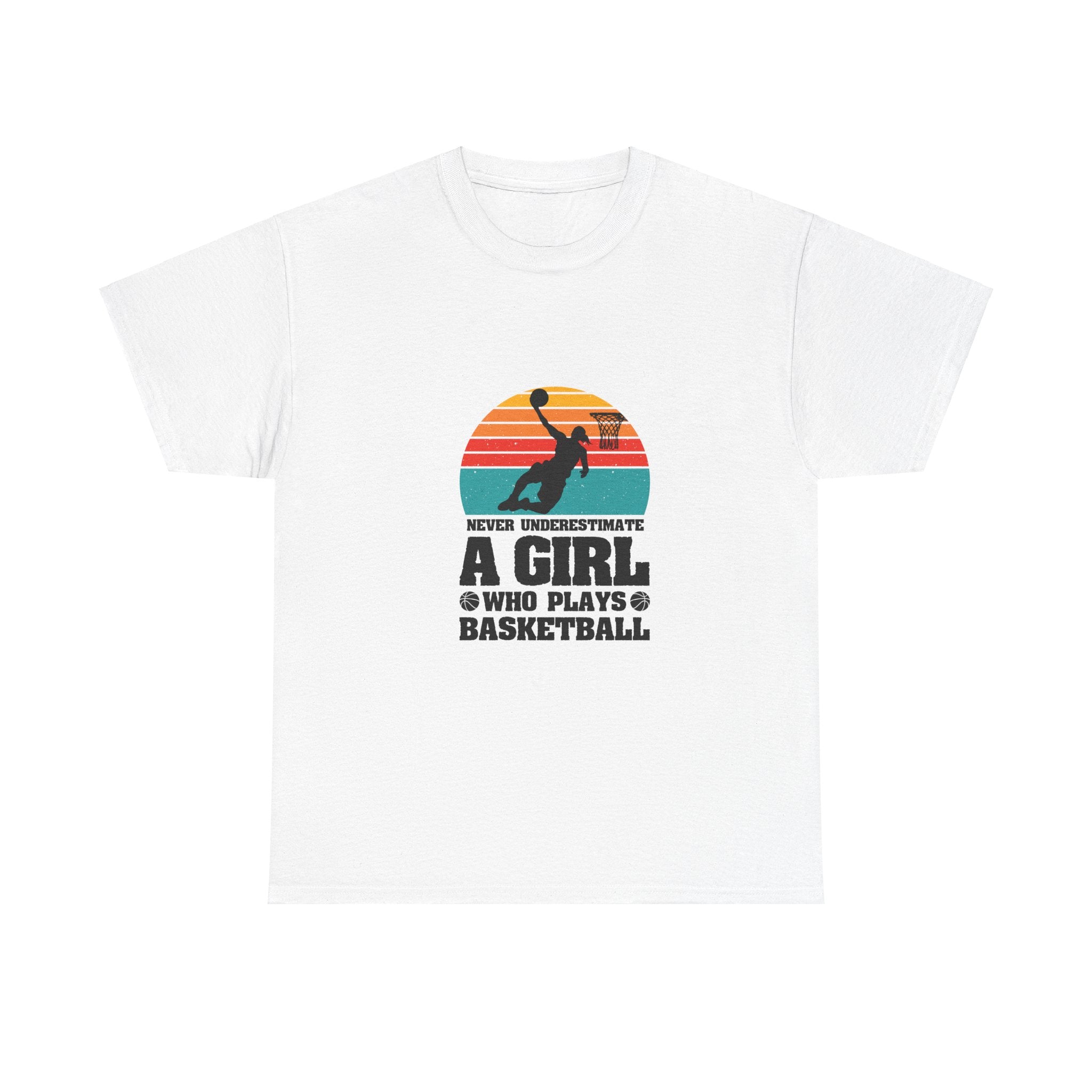 Girl Power Basketball Retro T-Shirt