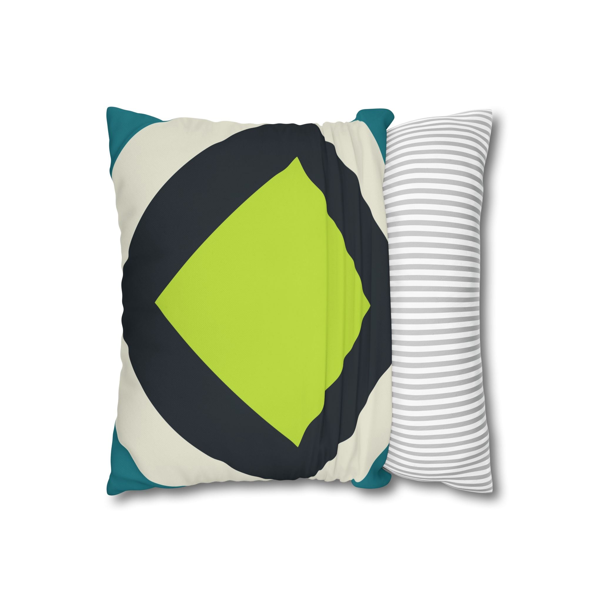 Geometric Diamond Pillowcase - Modern Art