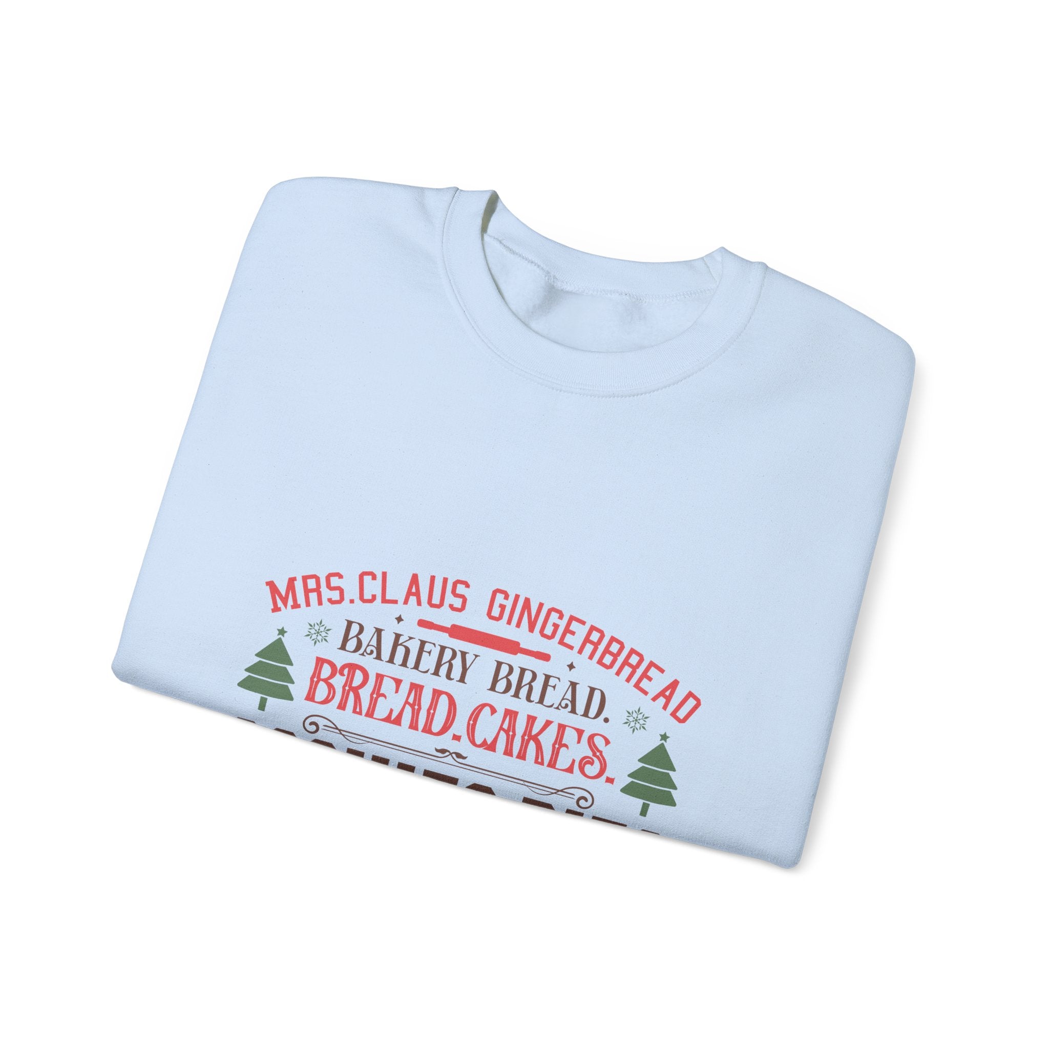 Mrs. Claus Gingerbread Bakery Sweatshirt