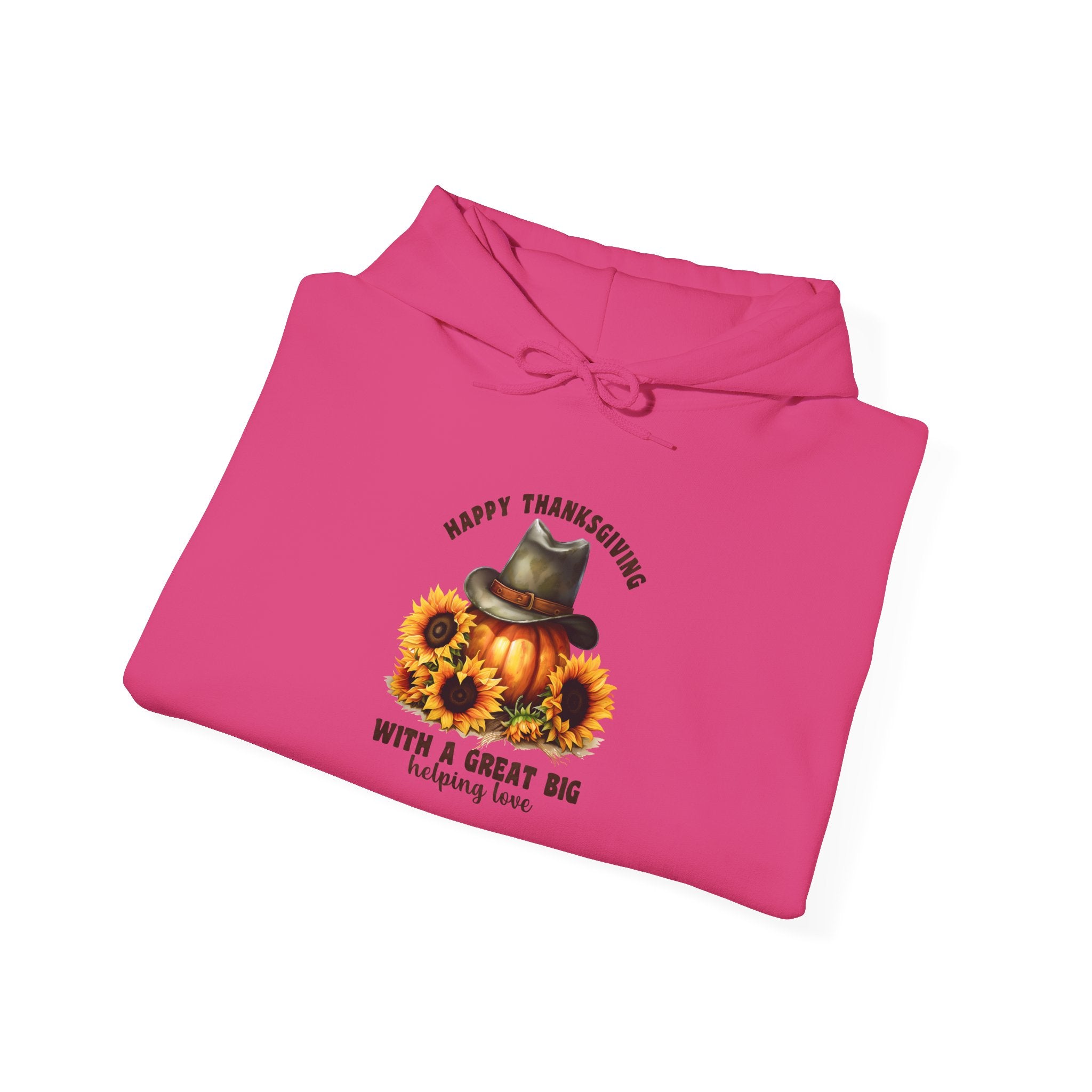 Happy Thanksgiving Cowboy Pumpkin Hoodie