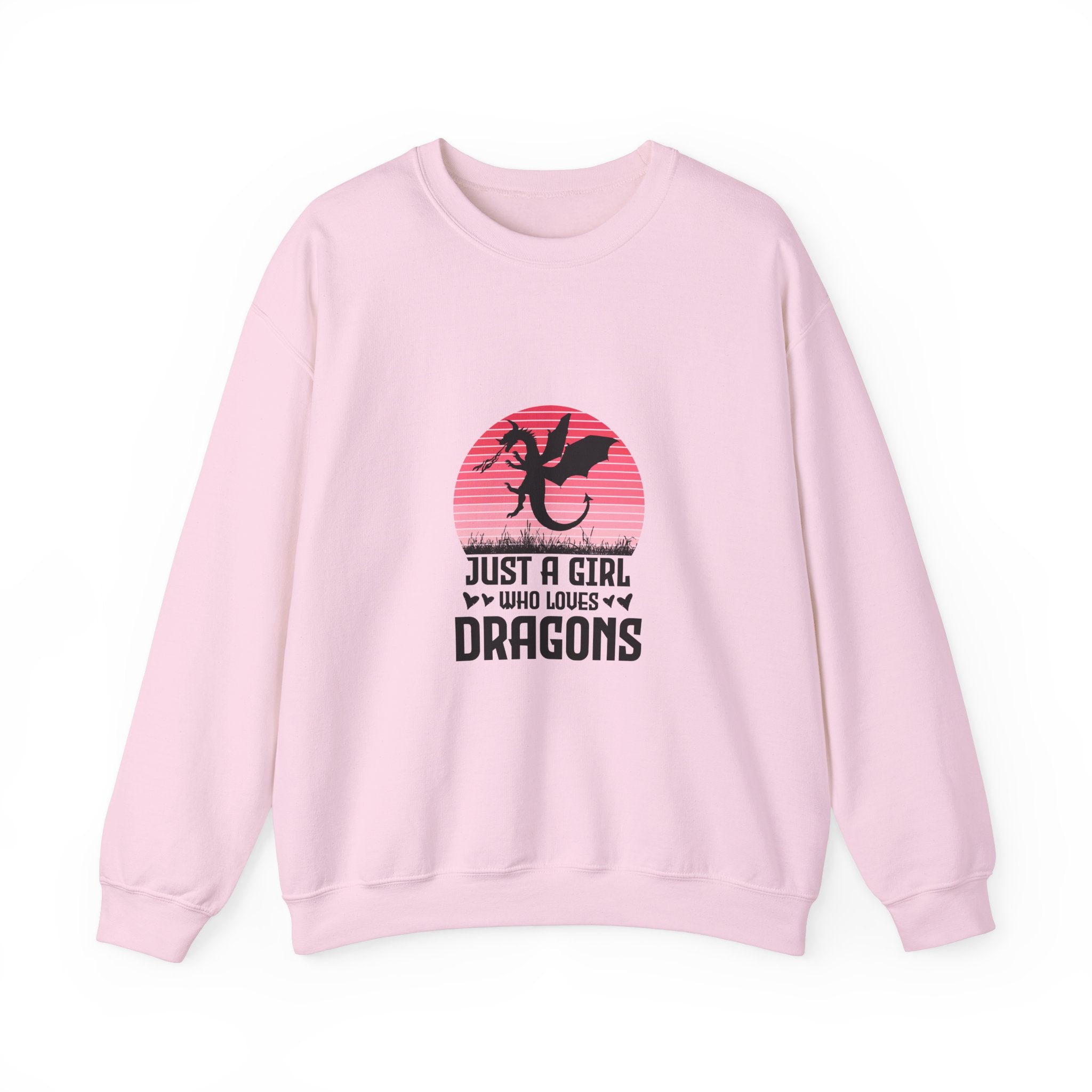 Pink Sunset Dragon Sweatshirt