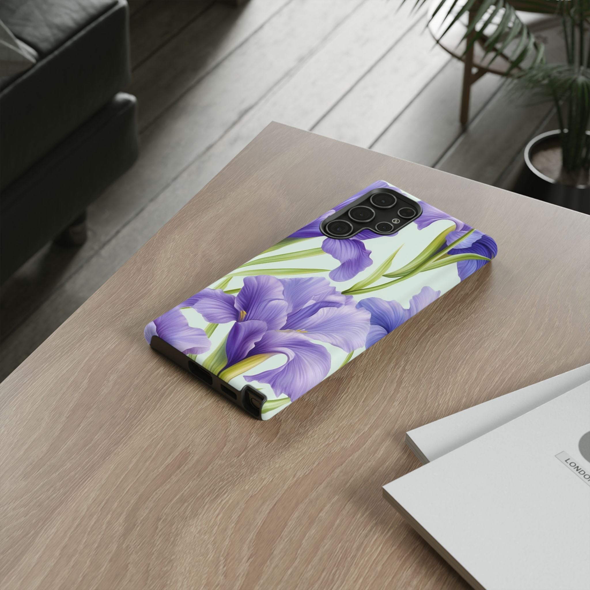 Elegant Purple Iris Samsung Phone Case