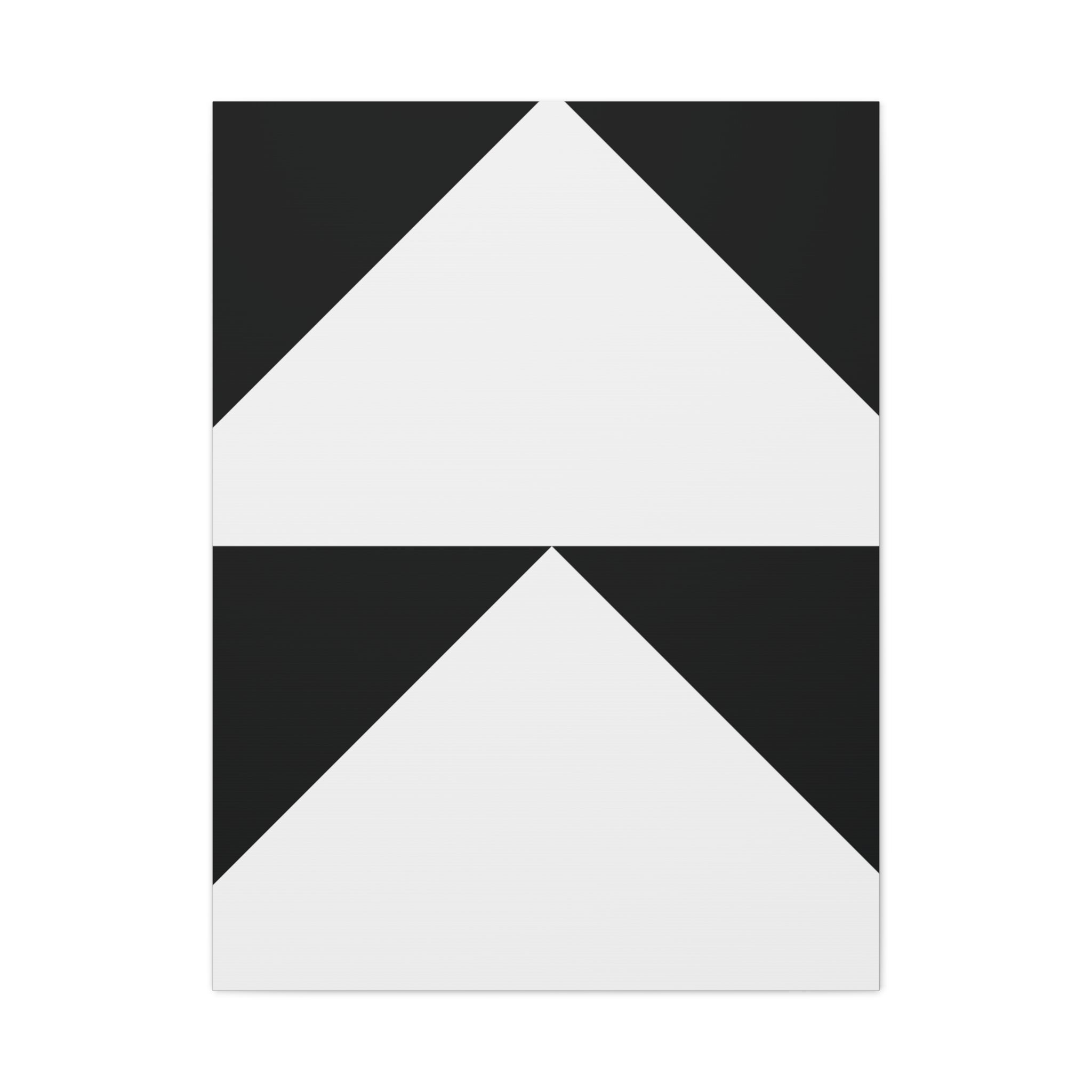 Geometric Triangle Canvas Wall Art