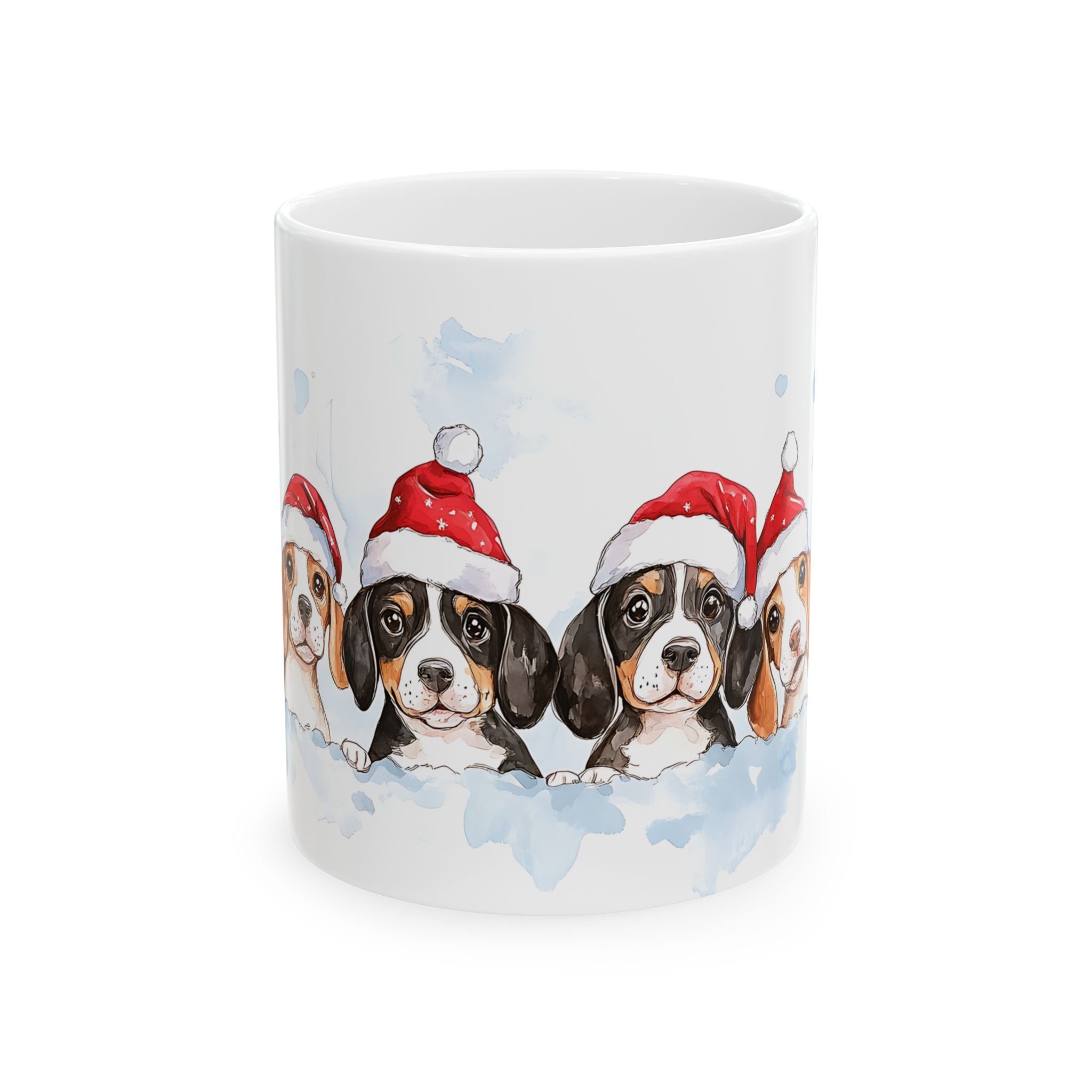 Beagle Puppy Christmas Mug