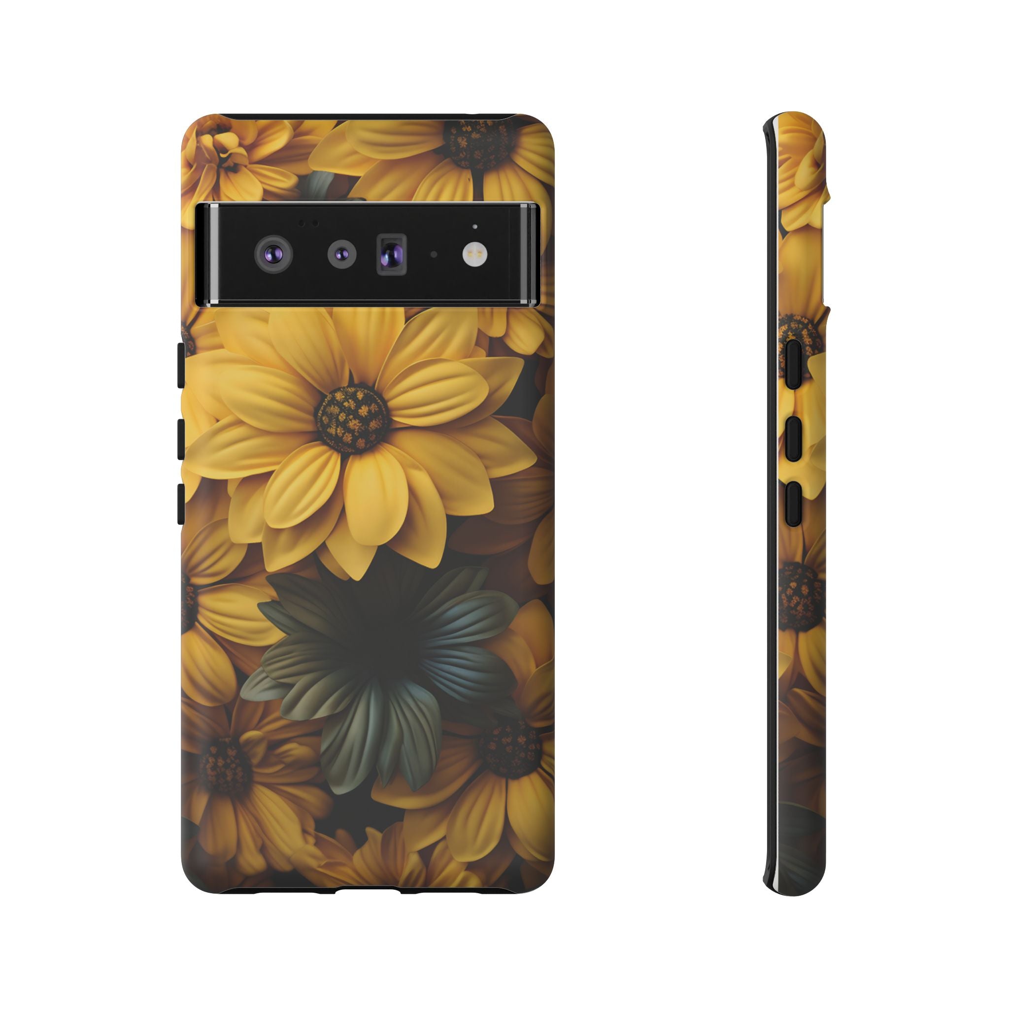 Golden Bloom Google Pixel Case (All Models) - Luxury Phone Cover