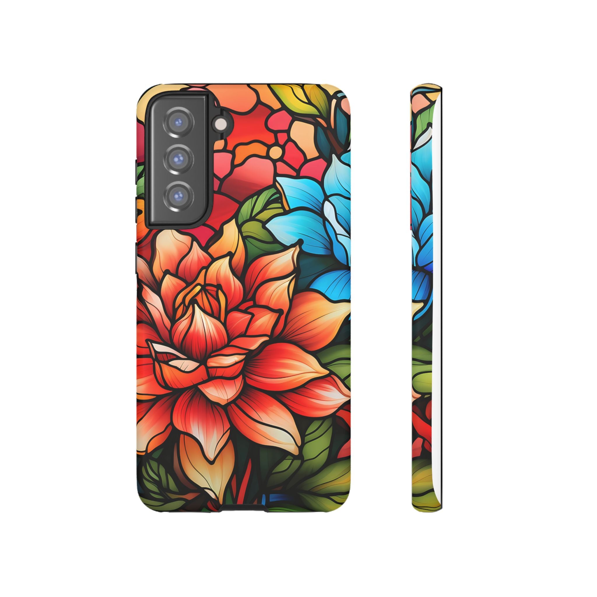 Stained Glass Floral Samsung Case