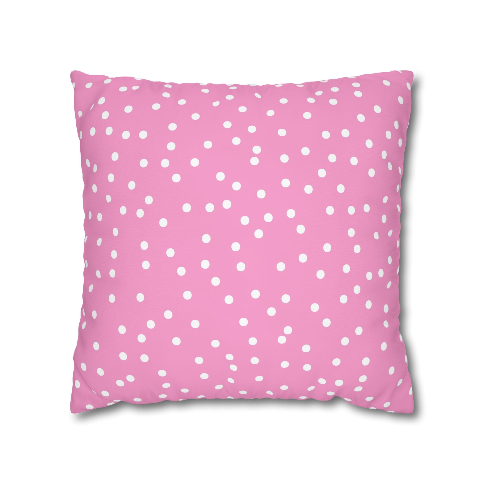 Pink Polka Dot Pillowcase - Sweet Dreams