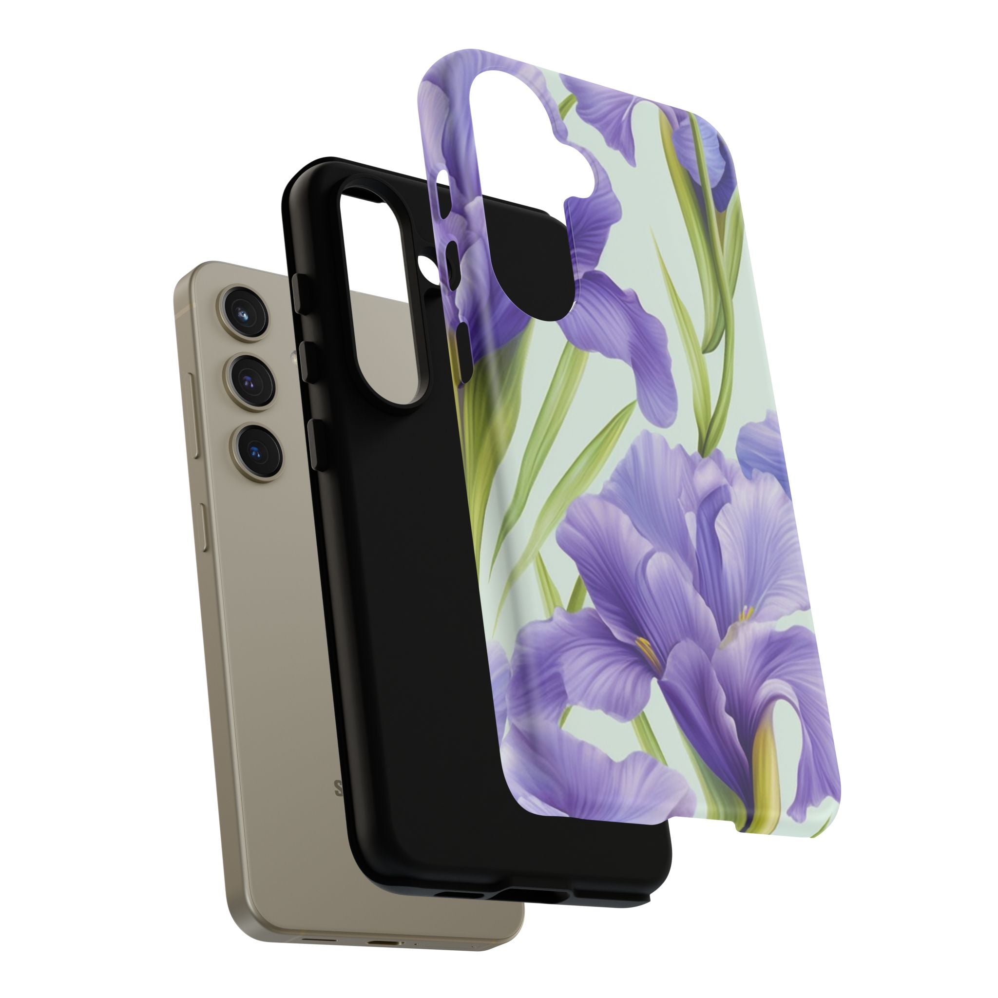 Elegant Purple Iris Samsung Phone Case