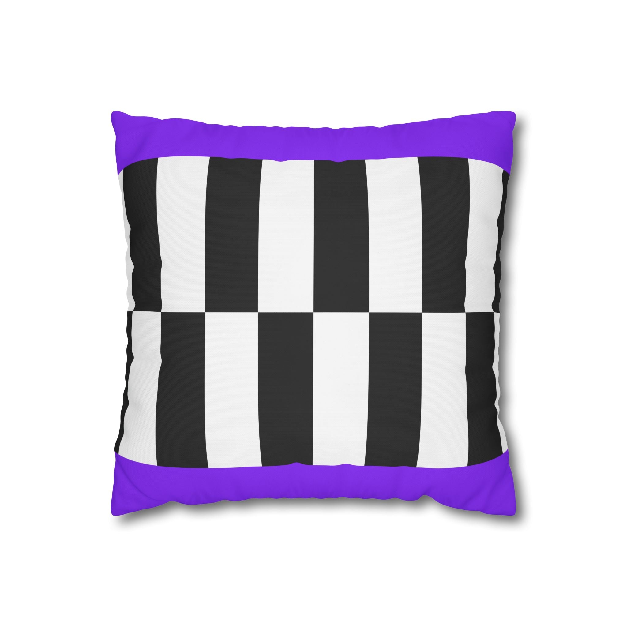 Geometric Checkerboard Pillowcase