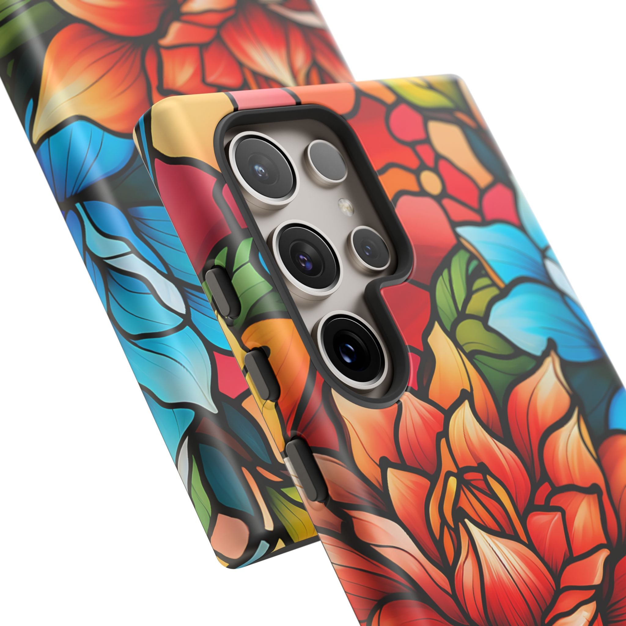 Stained Glass Floral Samsung Case