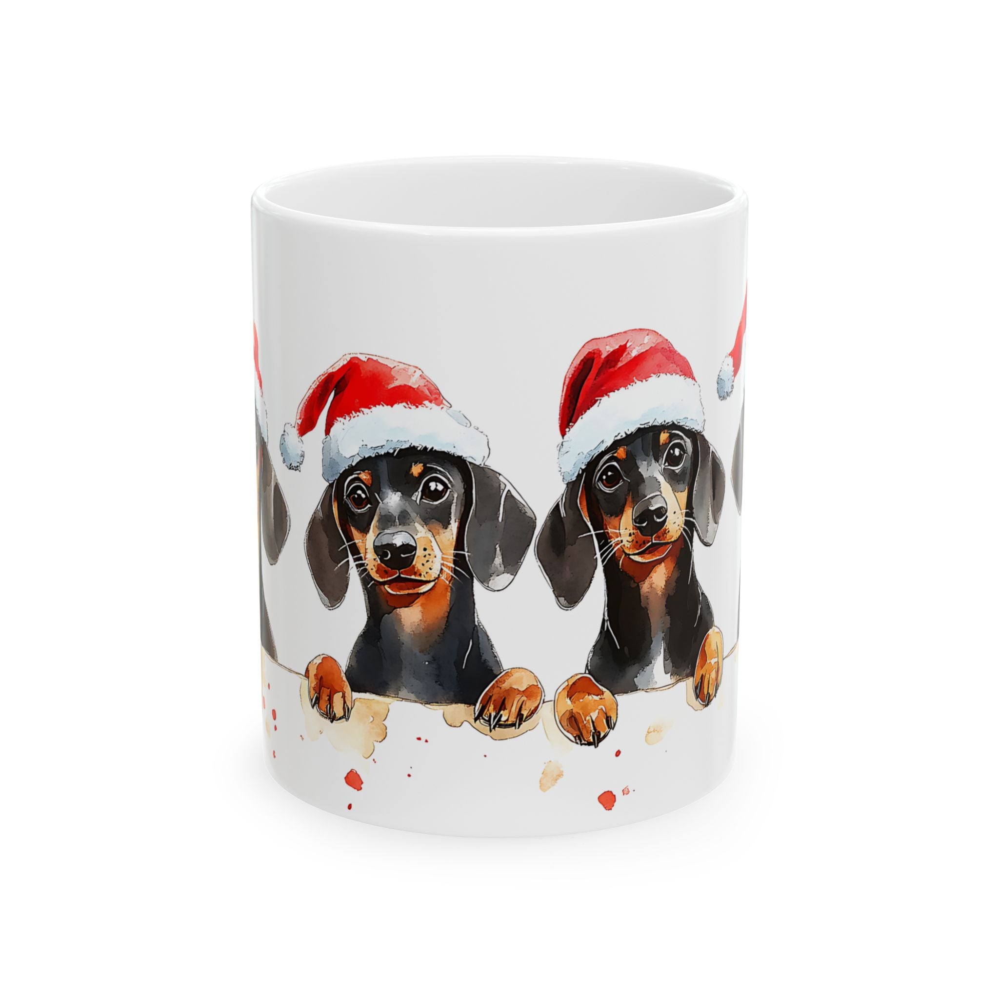 Dachshund Santa Mug: Holiday Cheer