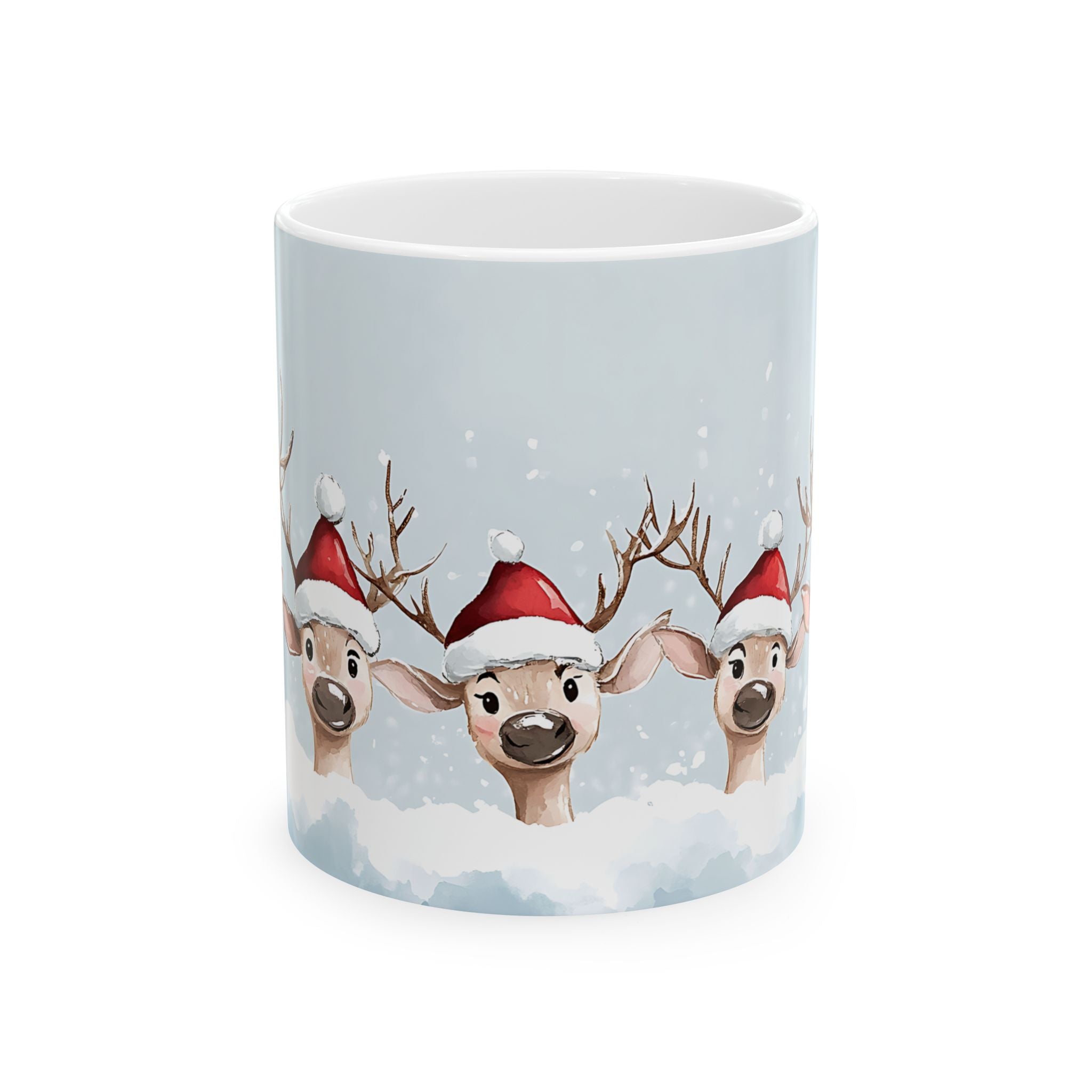 Cute Reindeer Christmas Mug