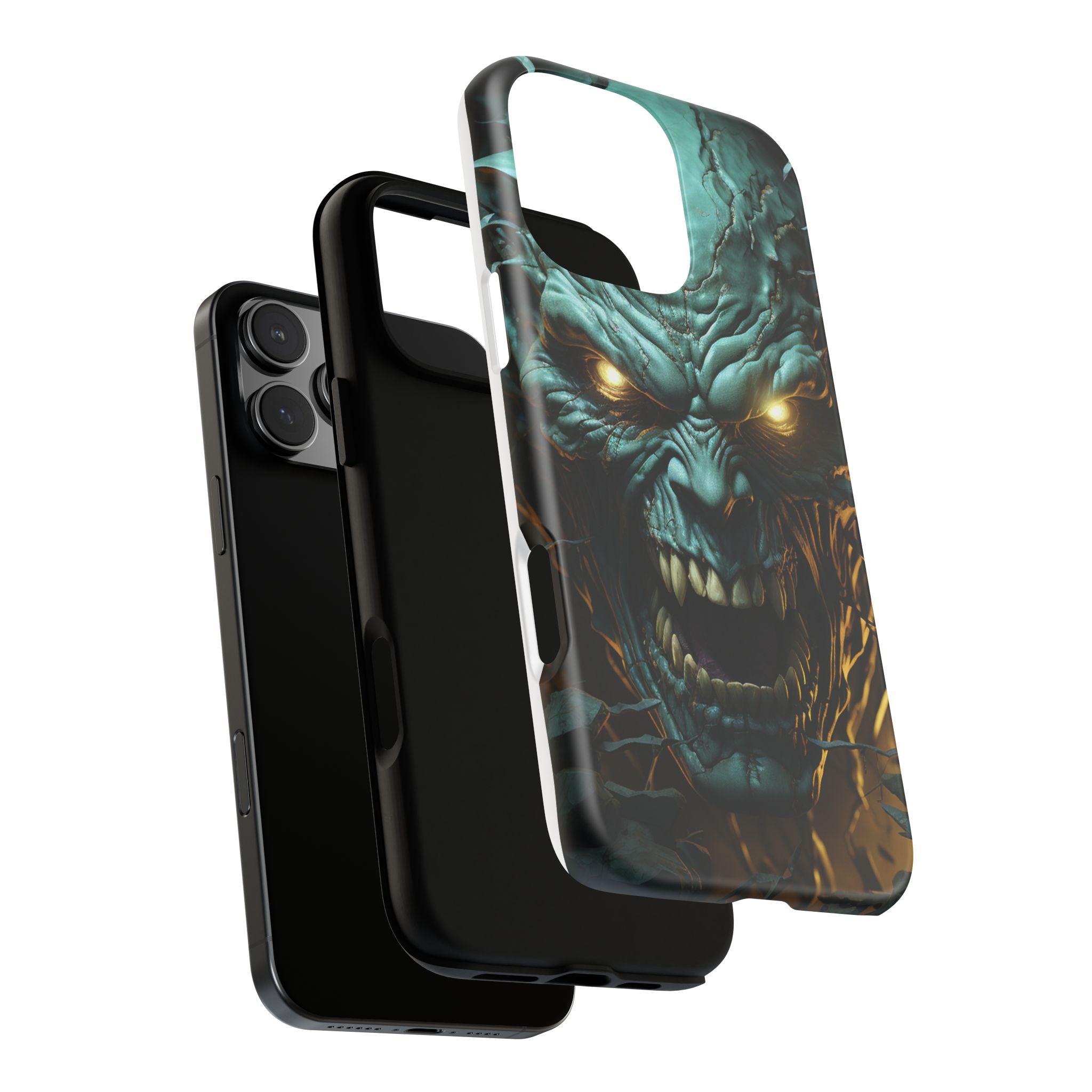 Monstrous Roar Hexagon Stone iPhone Case