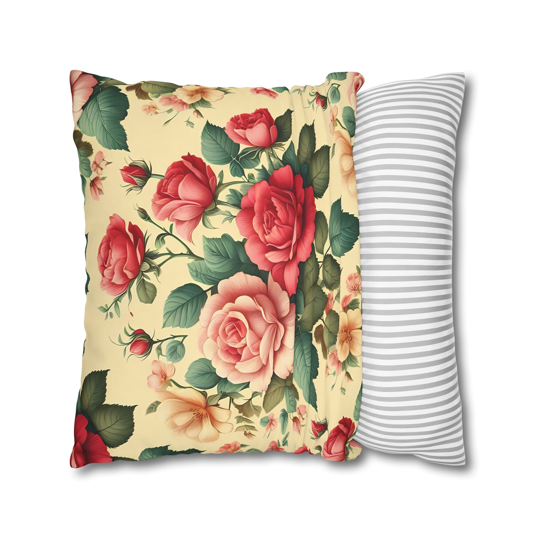 Vintage Rose Pillowcase - Floral Print