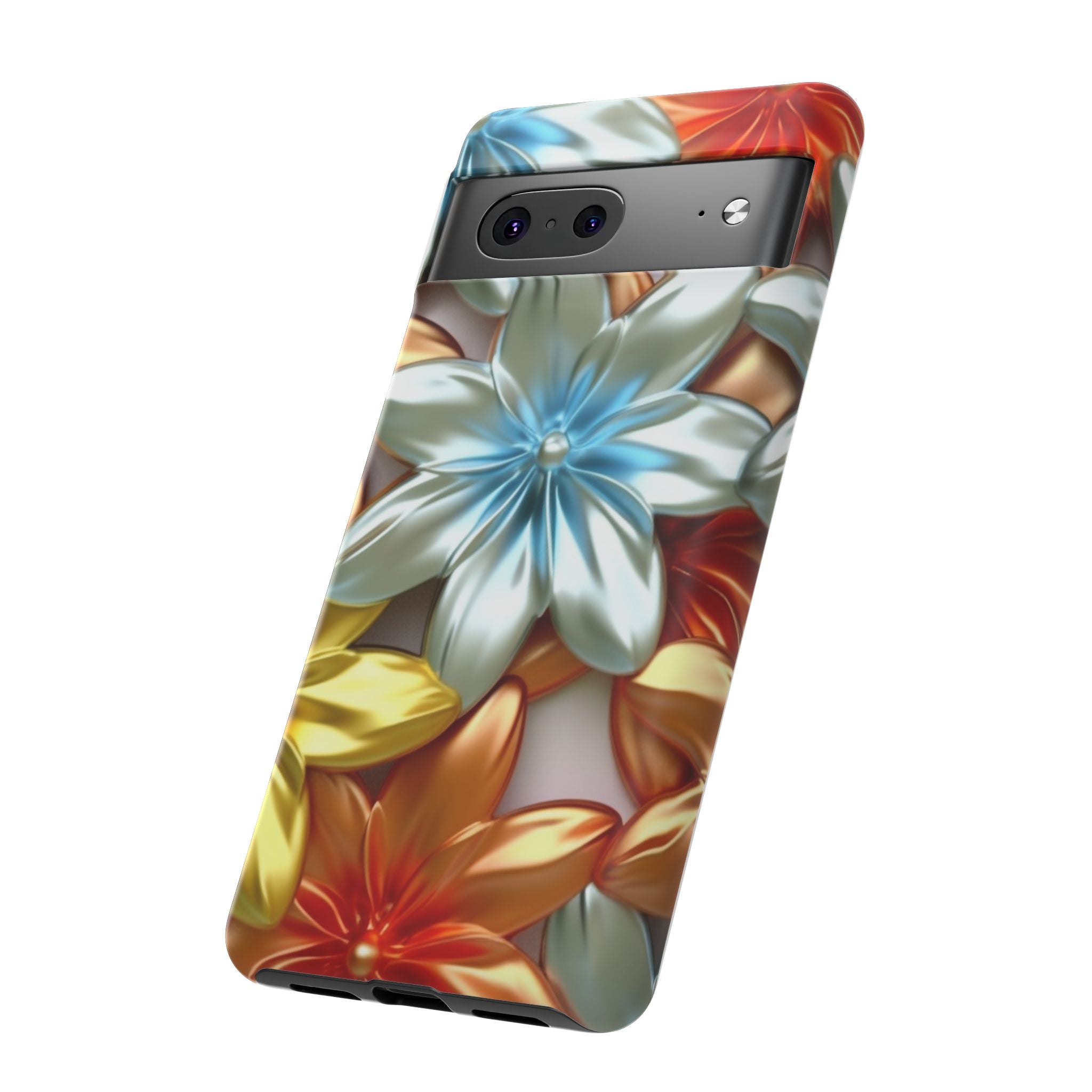 Metallic Flower Modern Art Design Google Pixel Case (All Models)