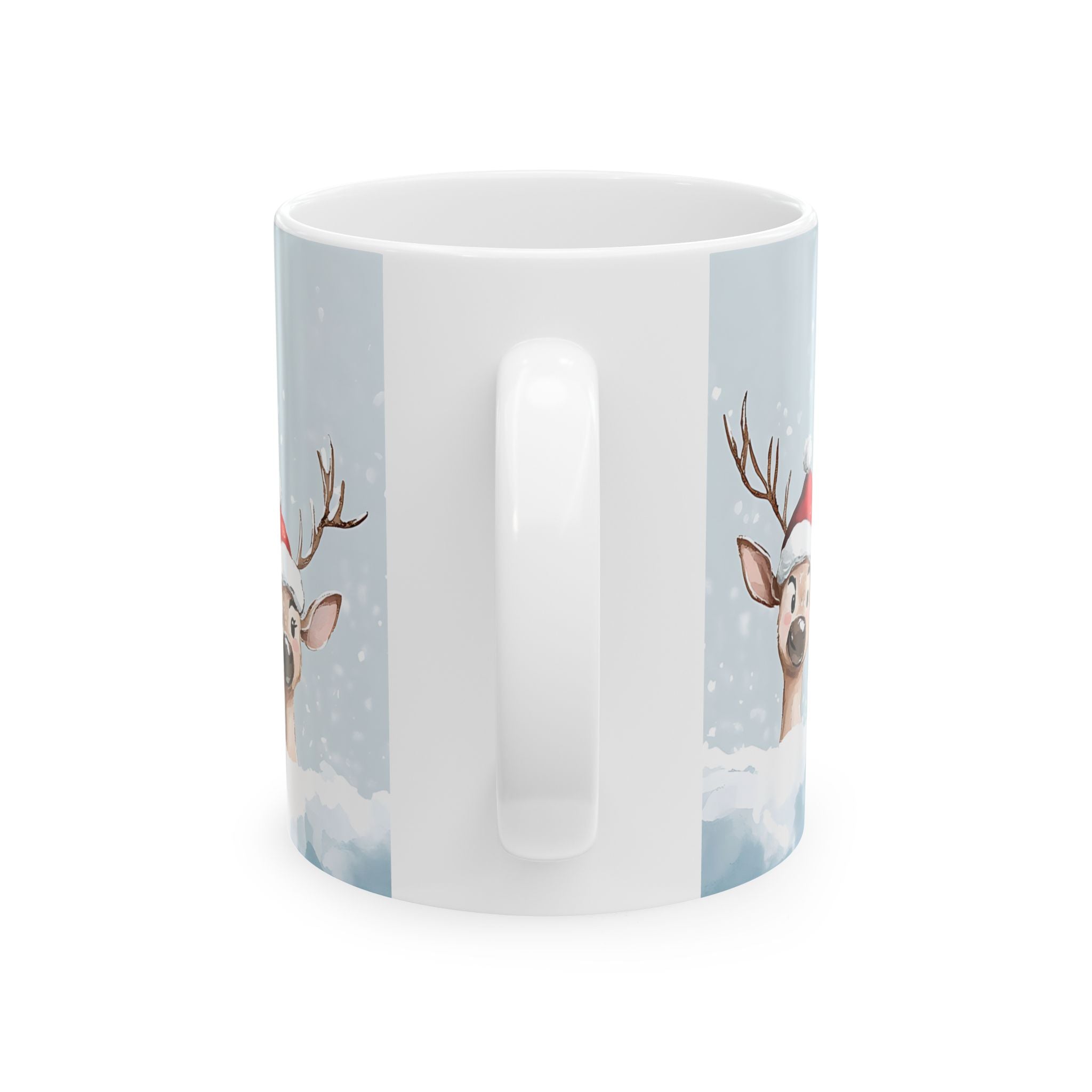 Cute Reindeer Christmas Mug