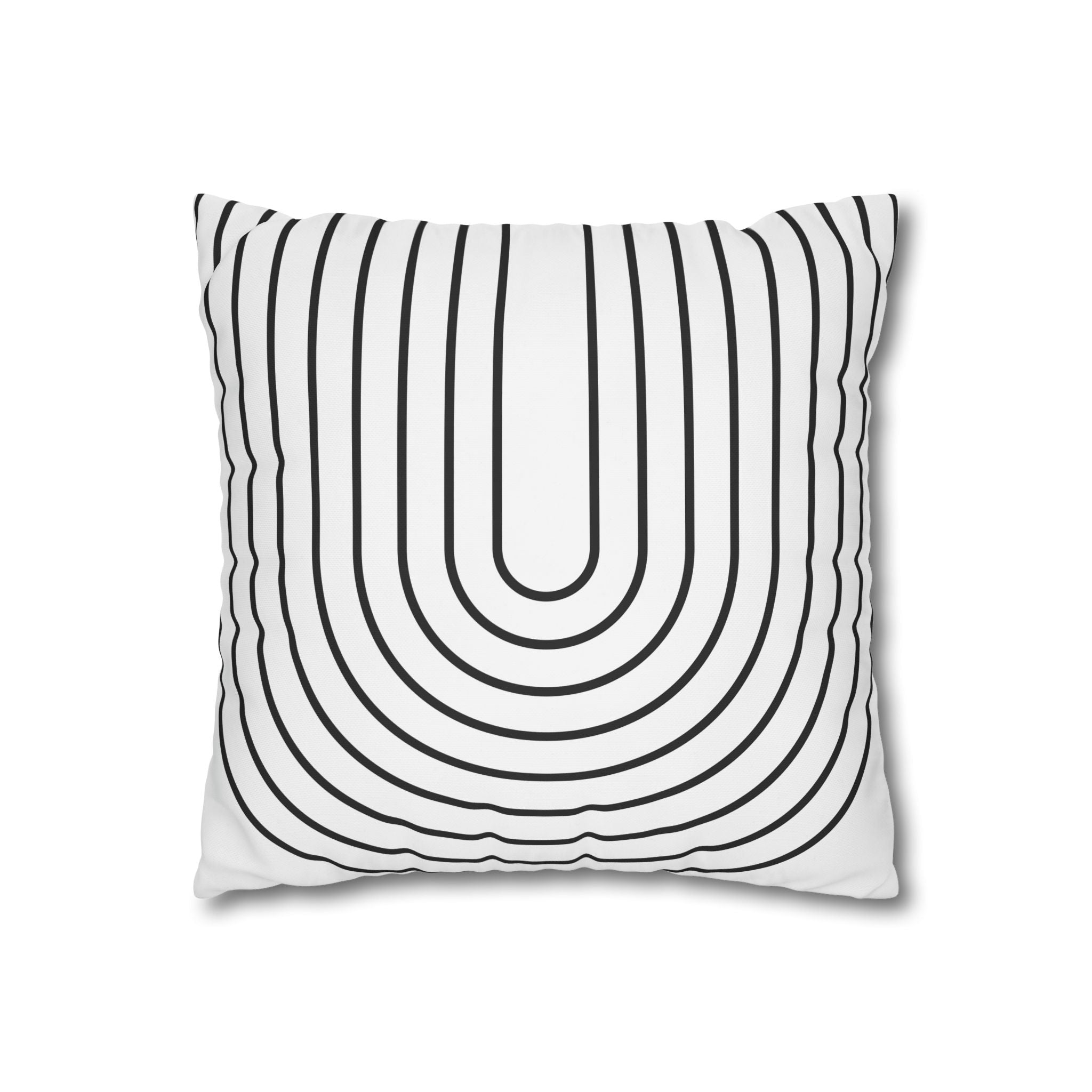 Abstract U-Shape Pillowcase - Minimalist Design