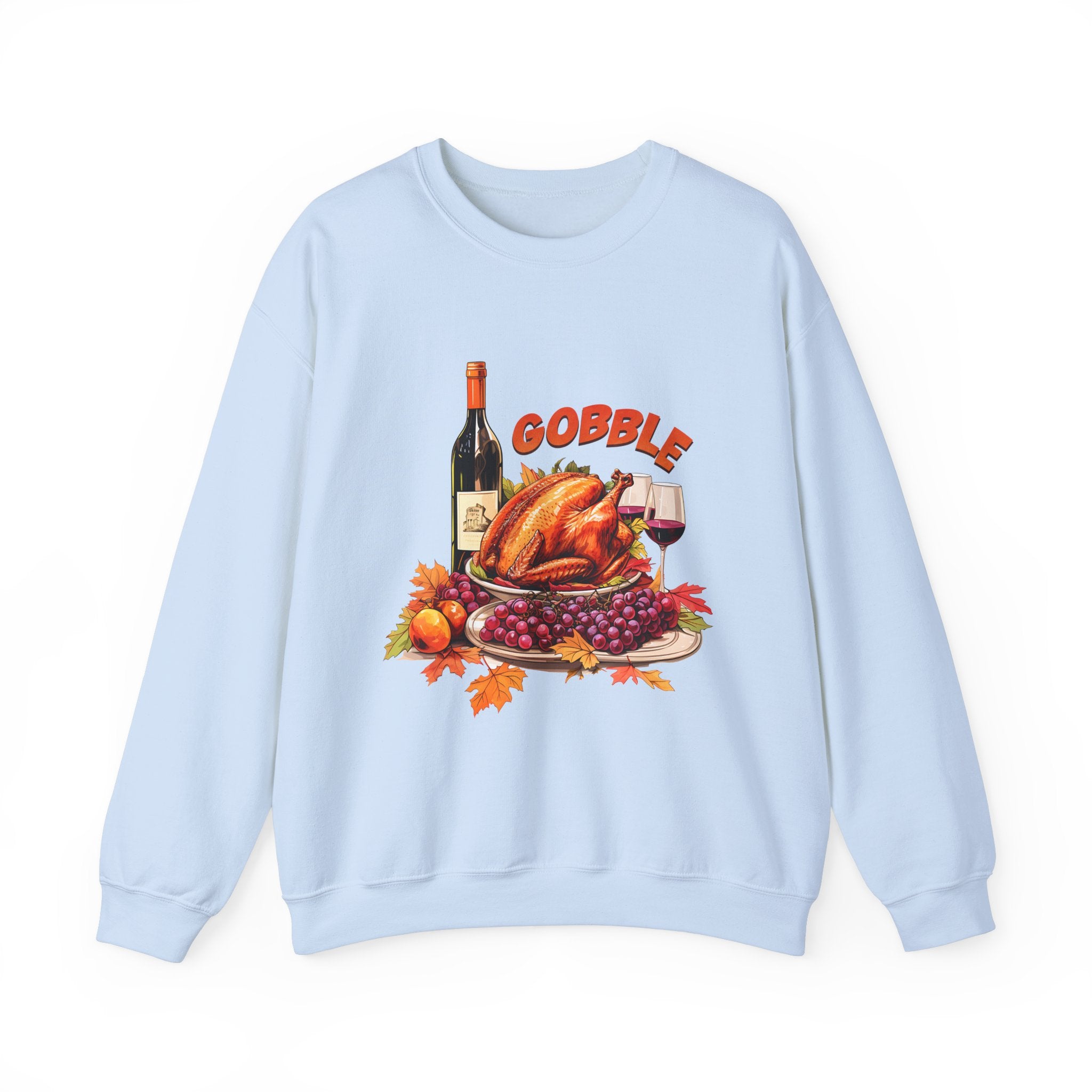 Gobble 'Til You Wobble Thanksgiving Sweatshirt