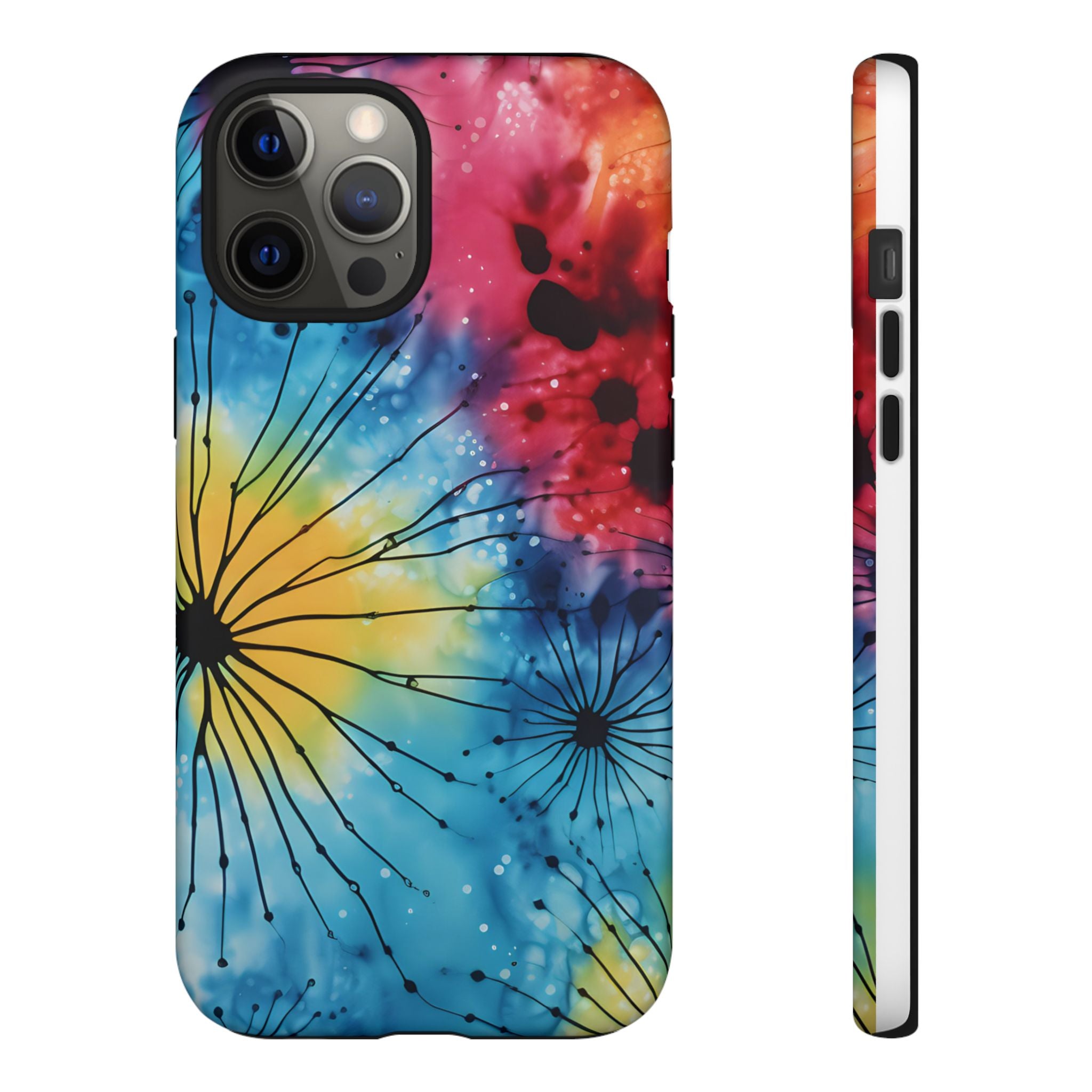 Cosmic Bloom Hexagon Stone iPhone Case