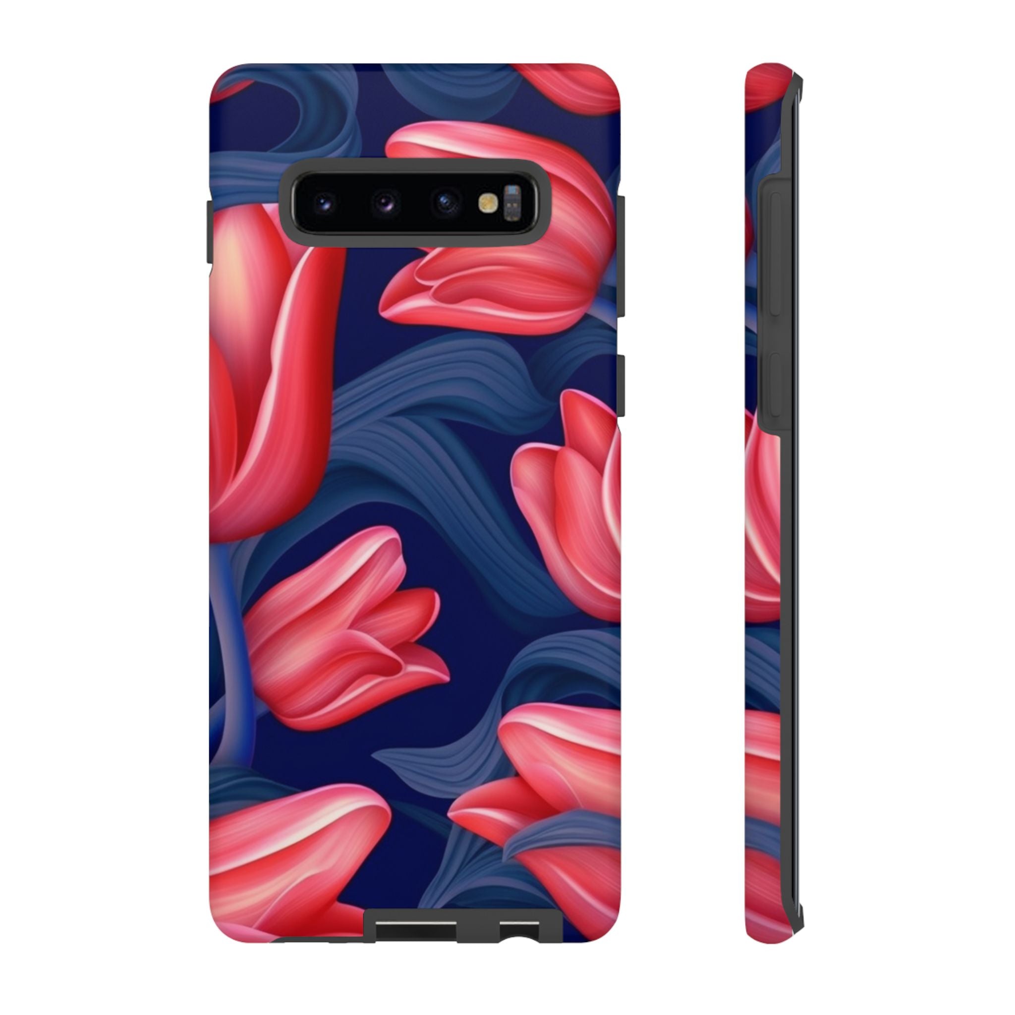 Red Tulip Samsung Case - Elegant Phone Cover