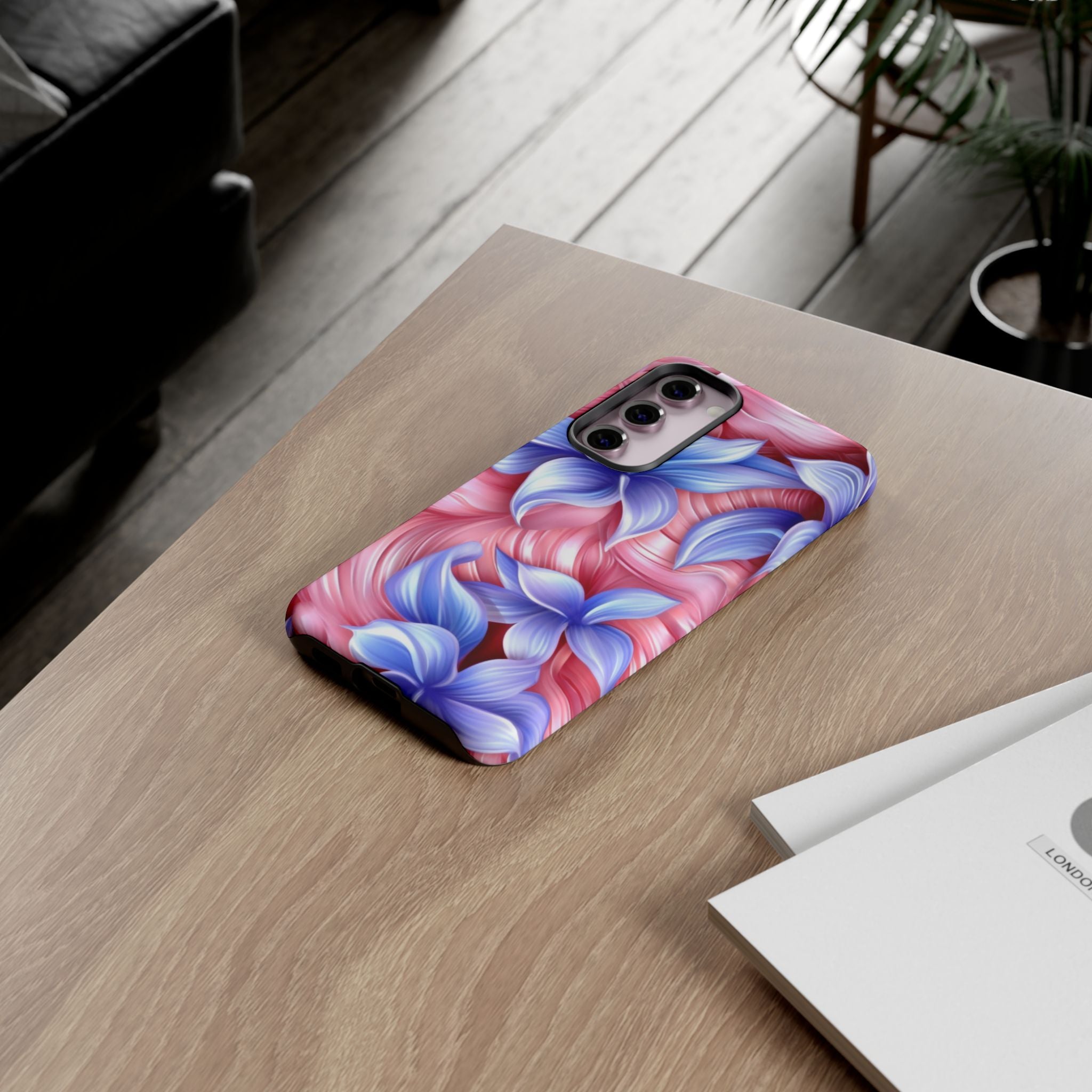 Dreamy Pink Floral Samsung Case