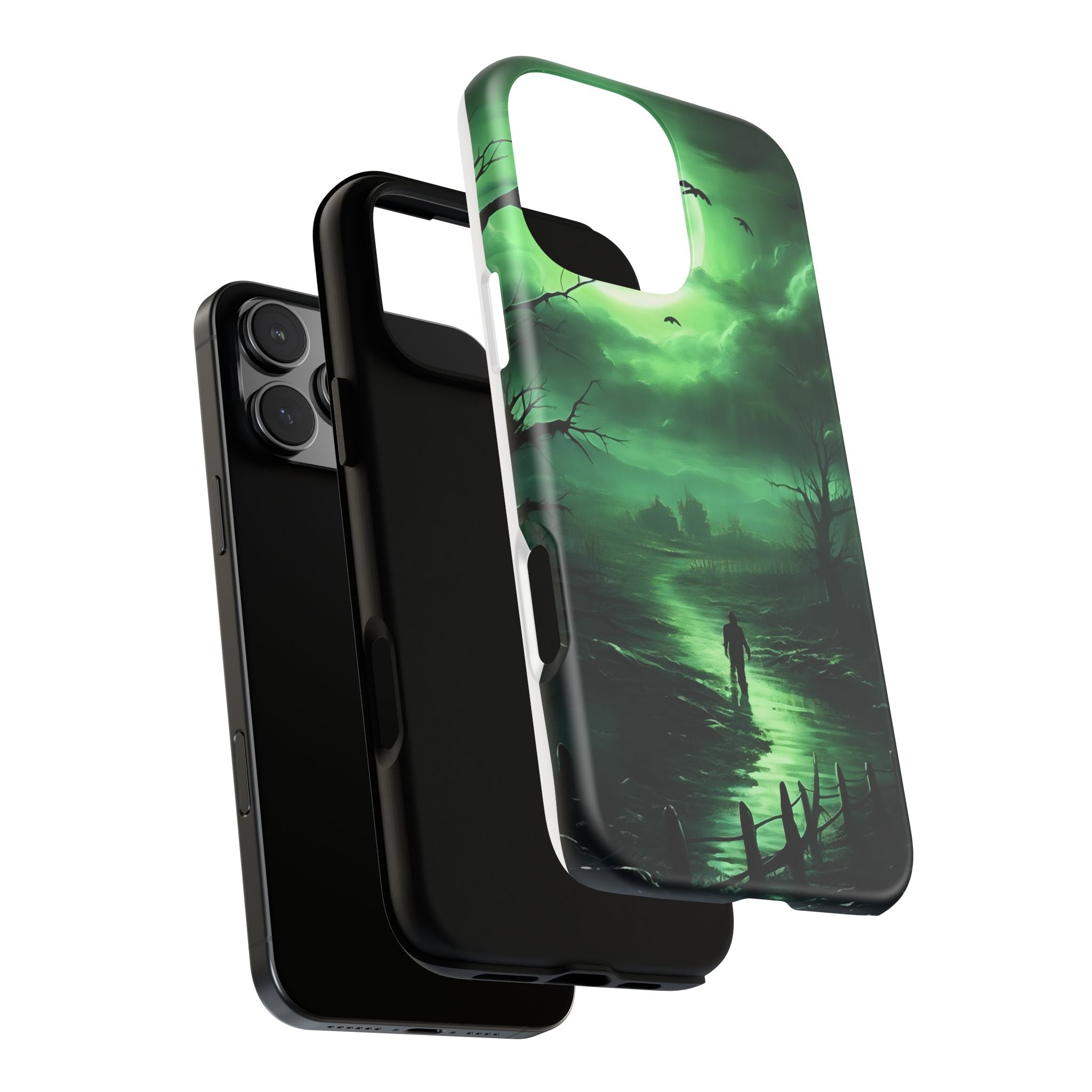 Swamp Moon Gothic iPhone Case - Hexagon Stone