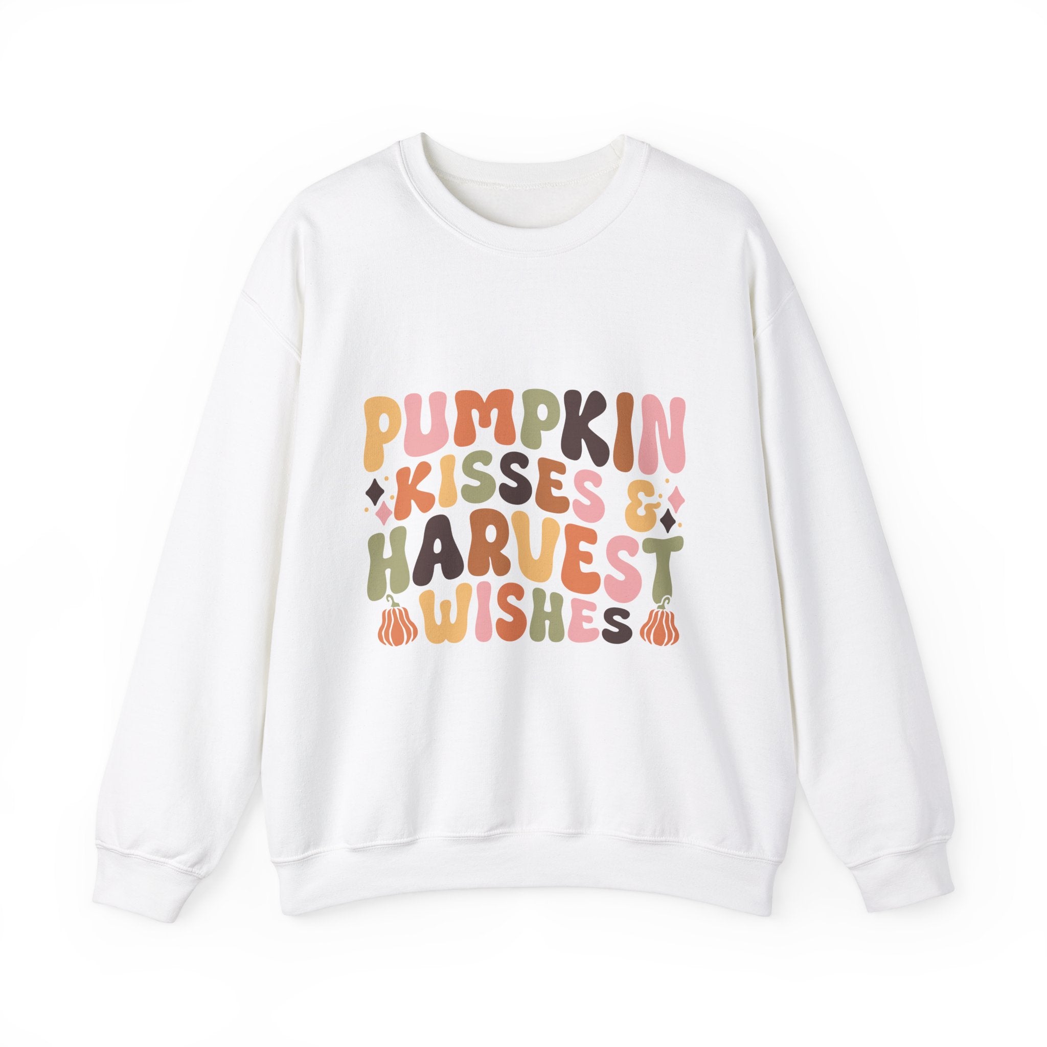 Pumpkin Kisses Harvest Wishes Sweatshirt