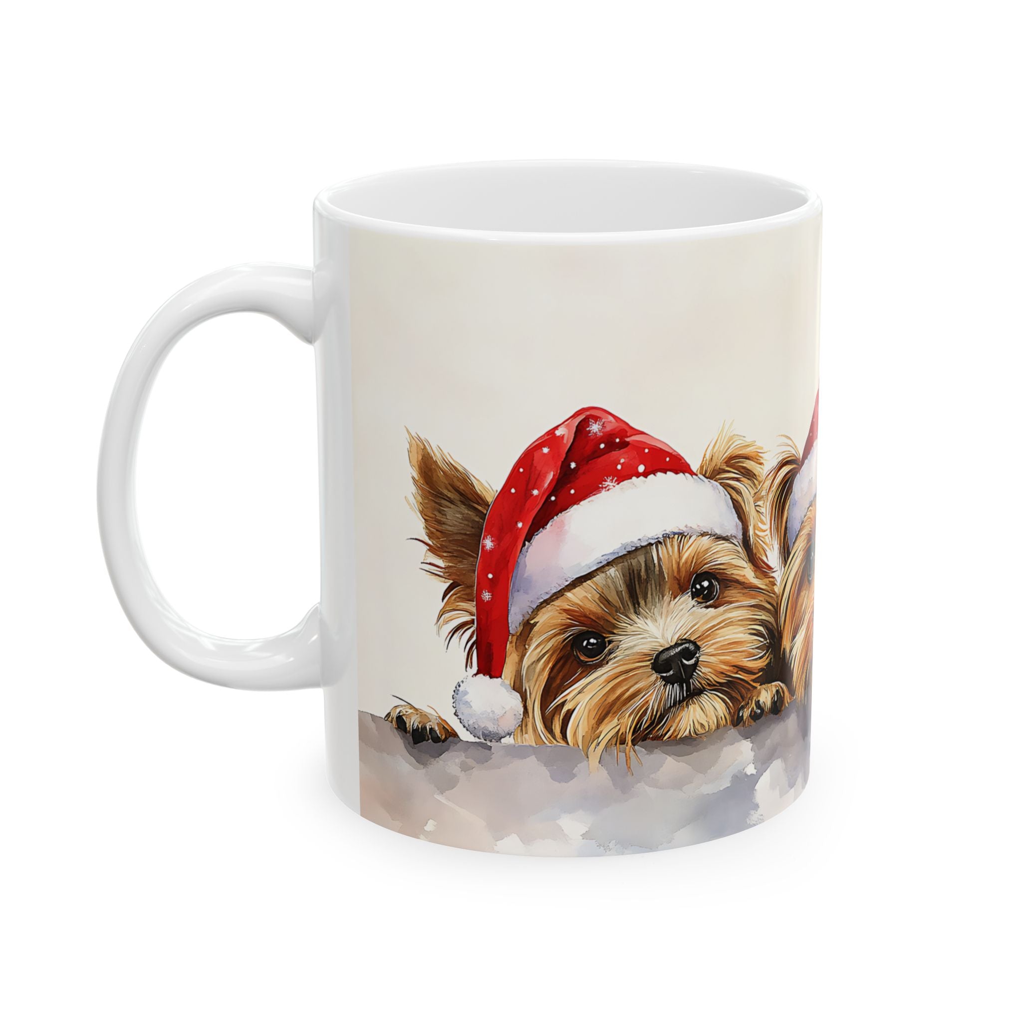 Yorkie Christmas Mug: Holiday Cheer!