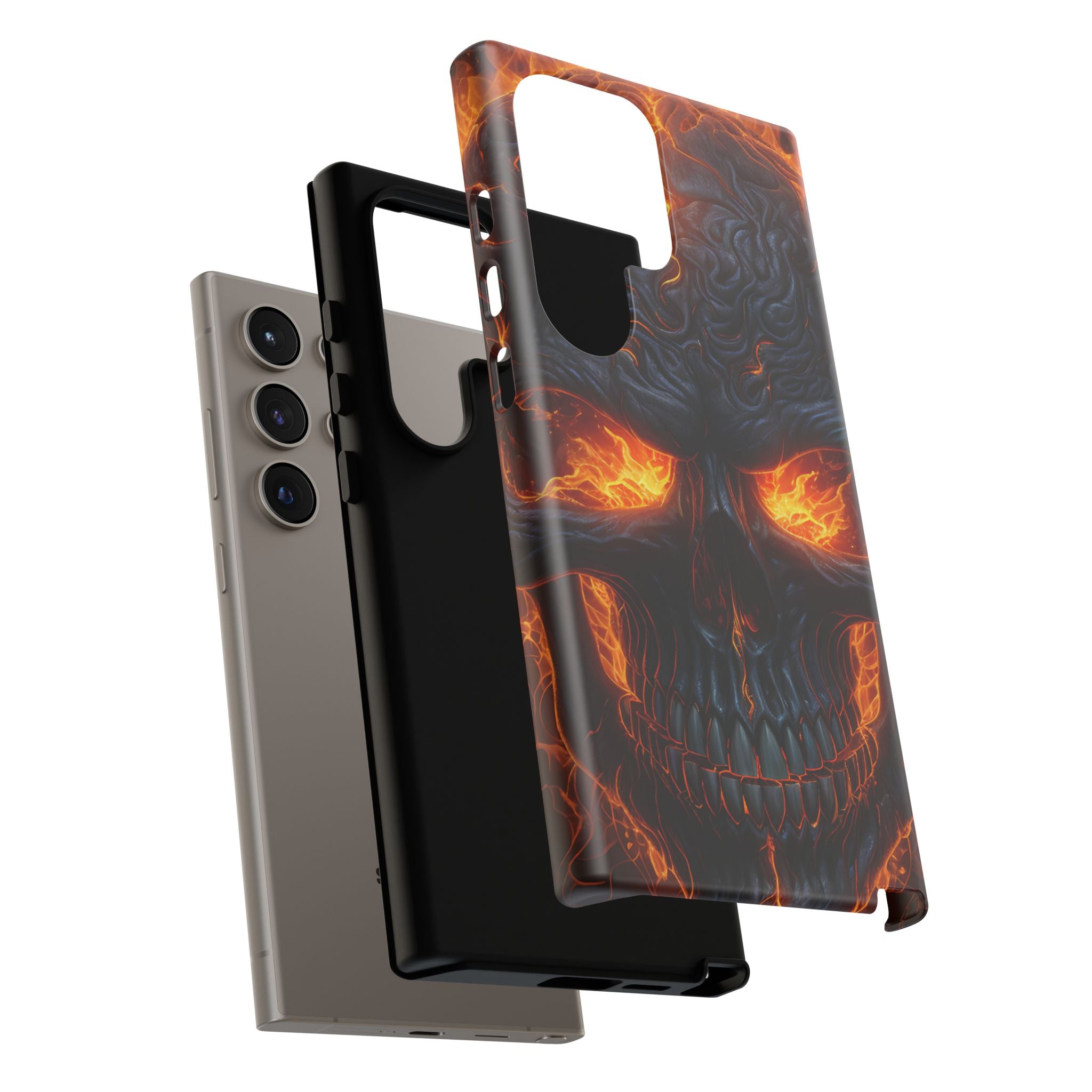 Fiery Skull Samsung Case