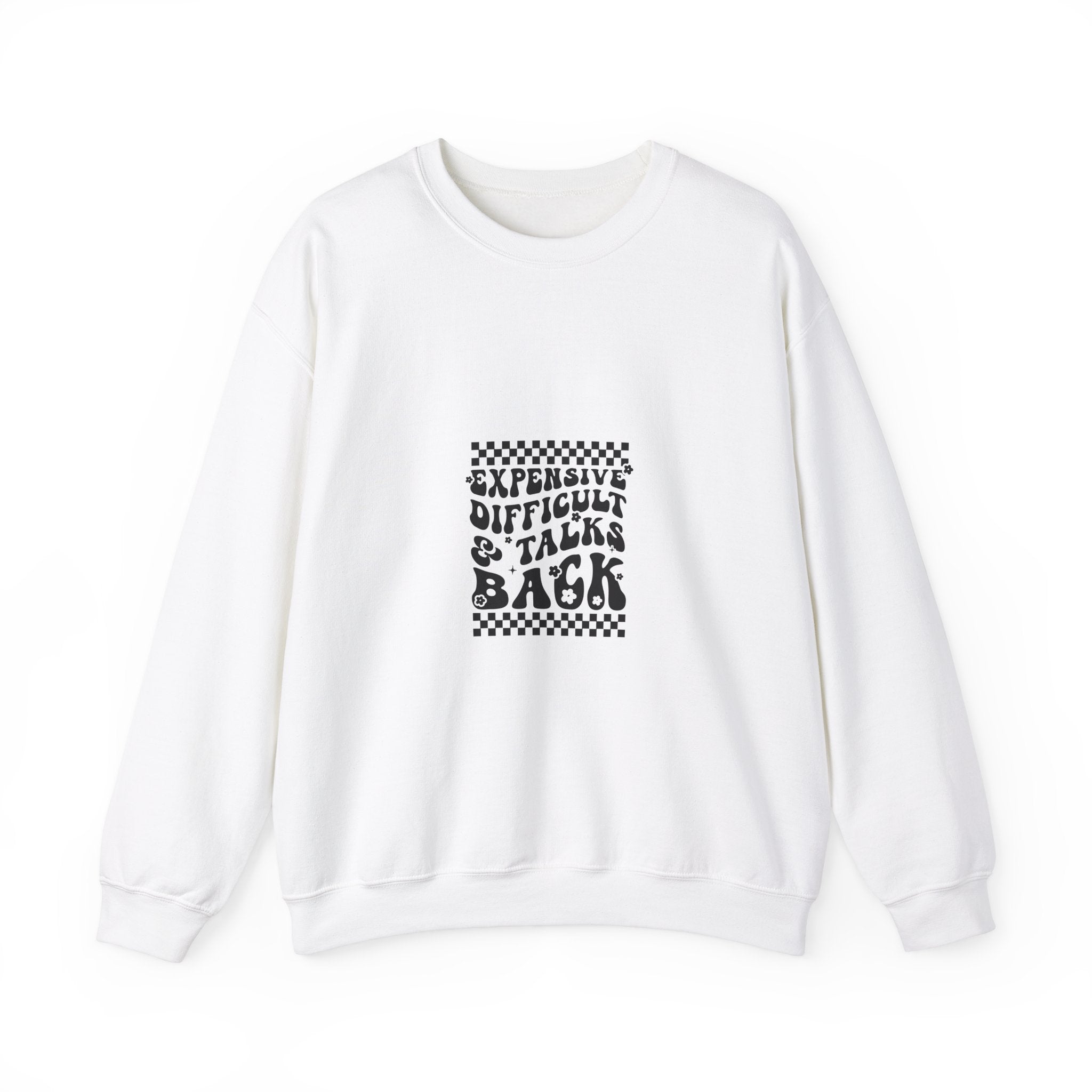 Retro 70s Expensive Talks Back Sweatshirt